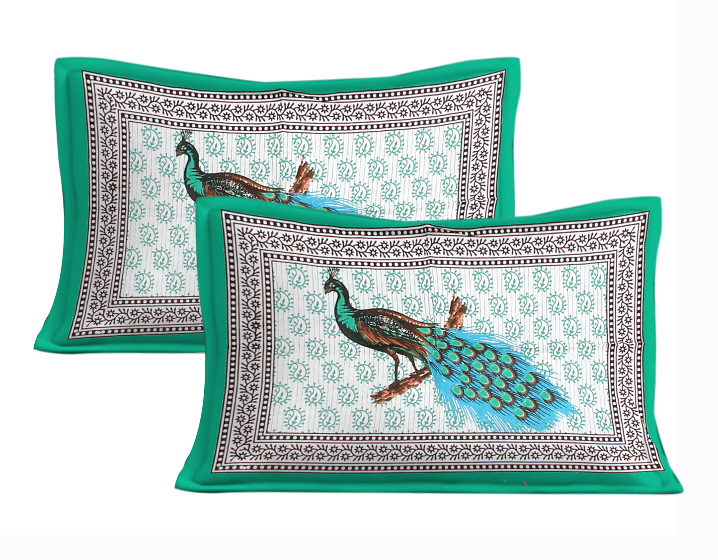 Trendy Bedsheet 100% Cotton Queen Size Bedsheet With 2 Pillow Cover Set