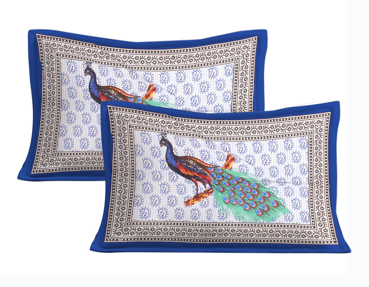 Trendy Bedsheet 100% Cotton Queen Size Bedsheet With 2 Pillow Cover Set