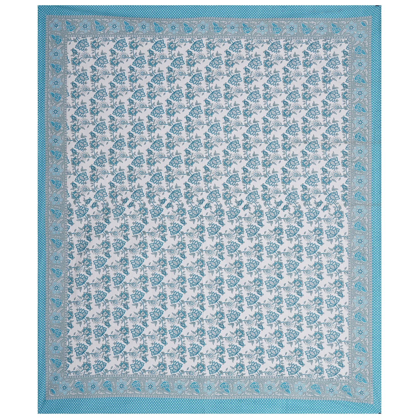 100% Cotton King Size Bedsheet with 2 Pillow Cover