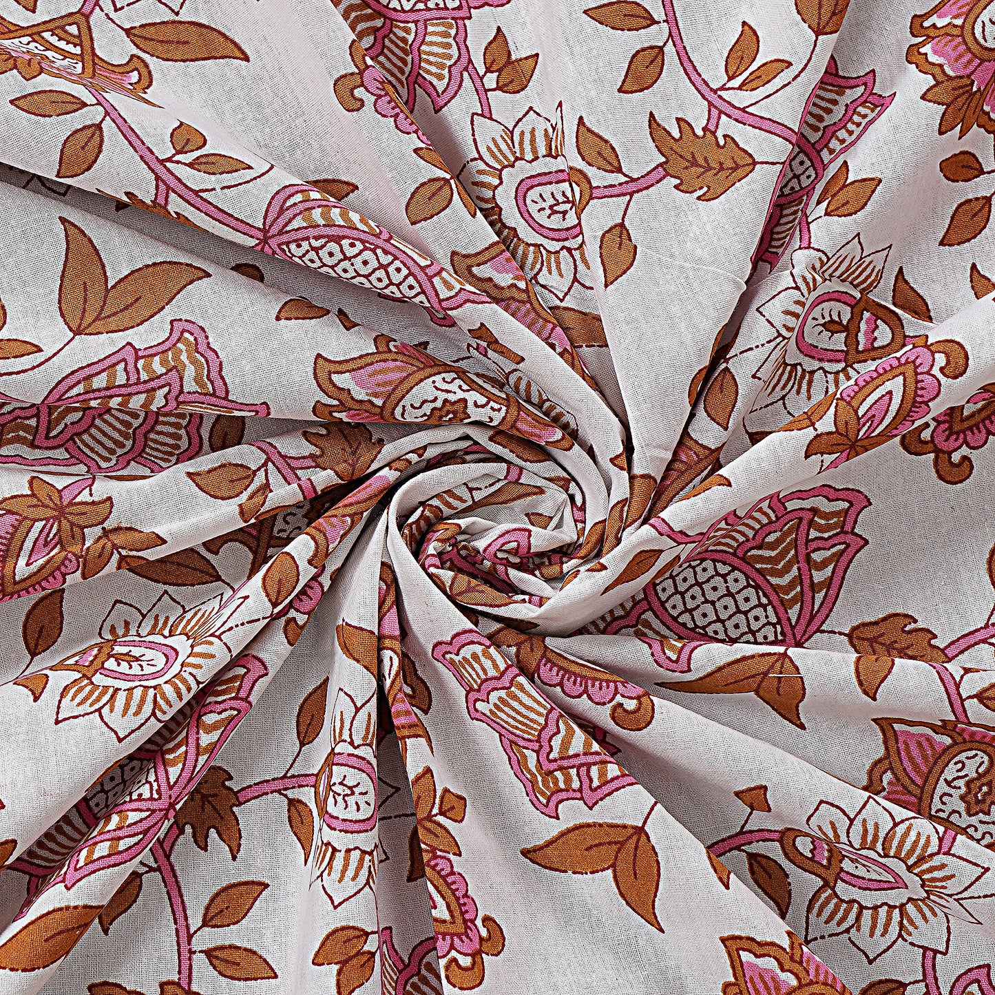 100% Cotton King Size Bedsheet with 2 Pillow Cover