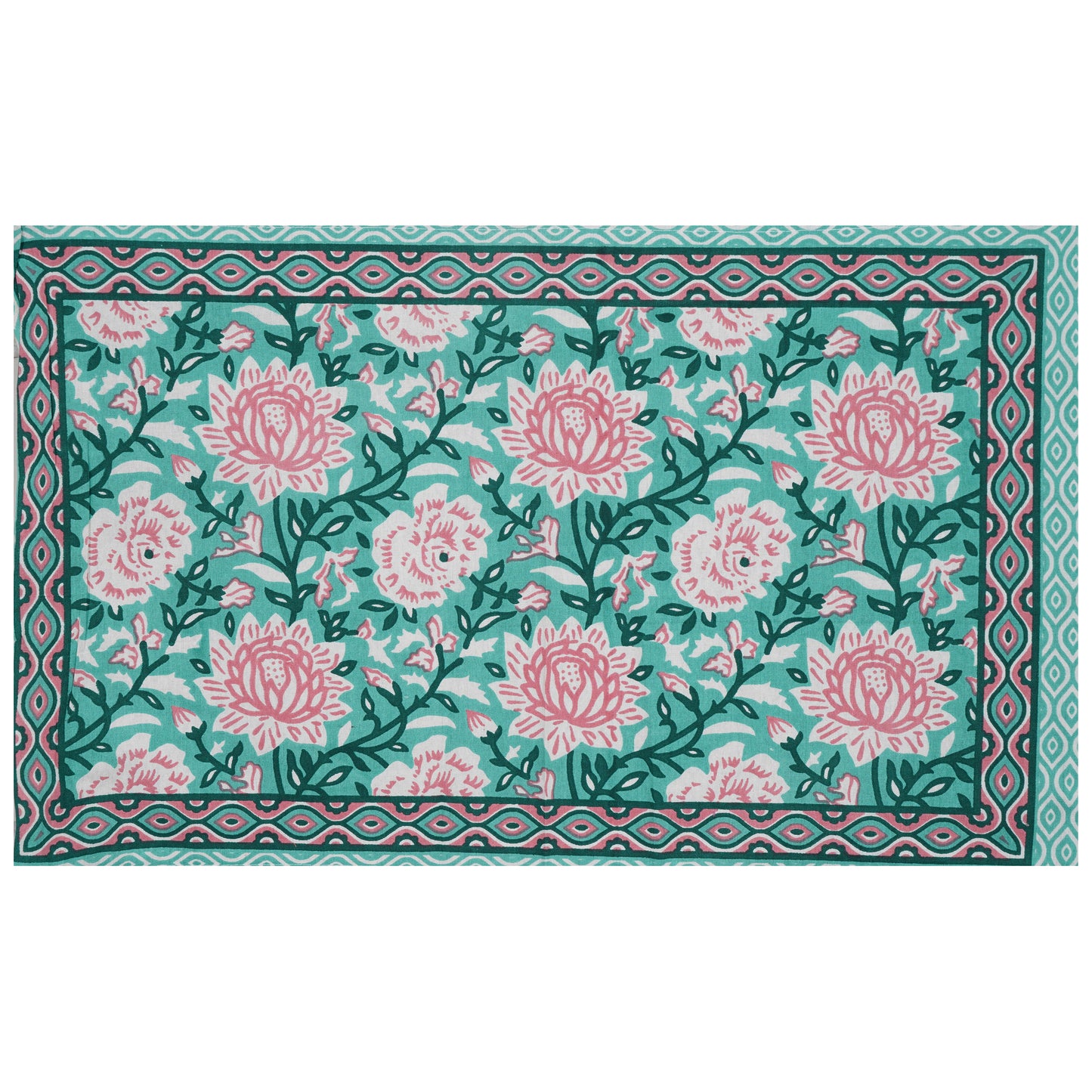 100% Cotton King Size Bedsheet with 2 Pillow Cover