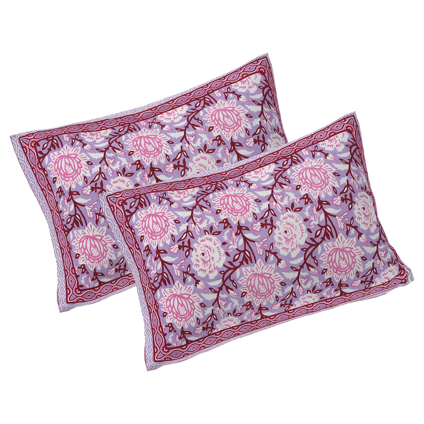 100% Cotton King Size Bedsheet with 2 Pillow Cover