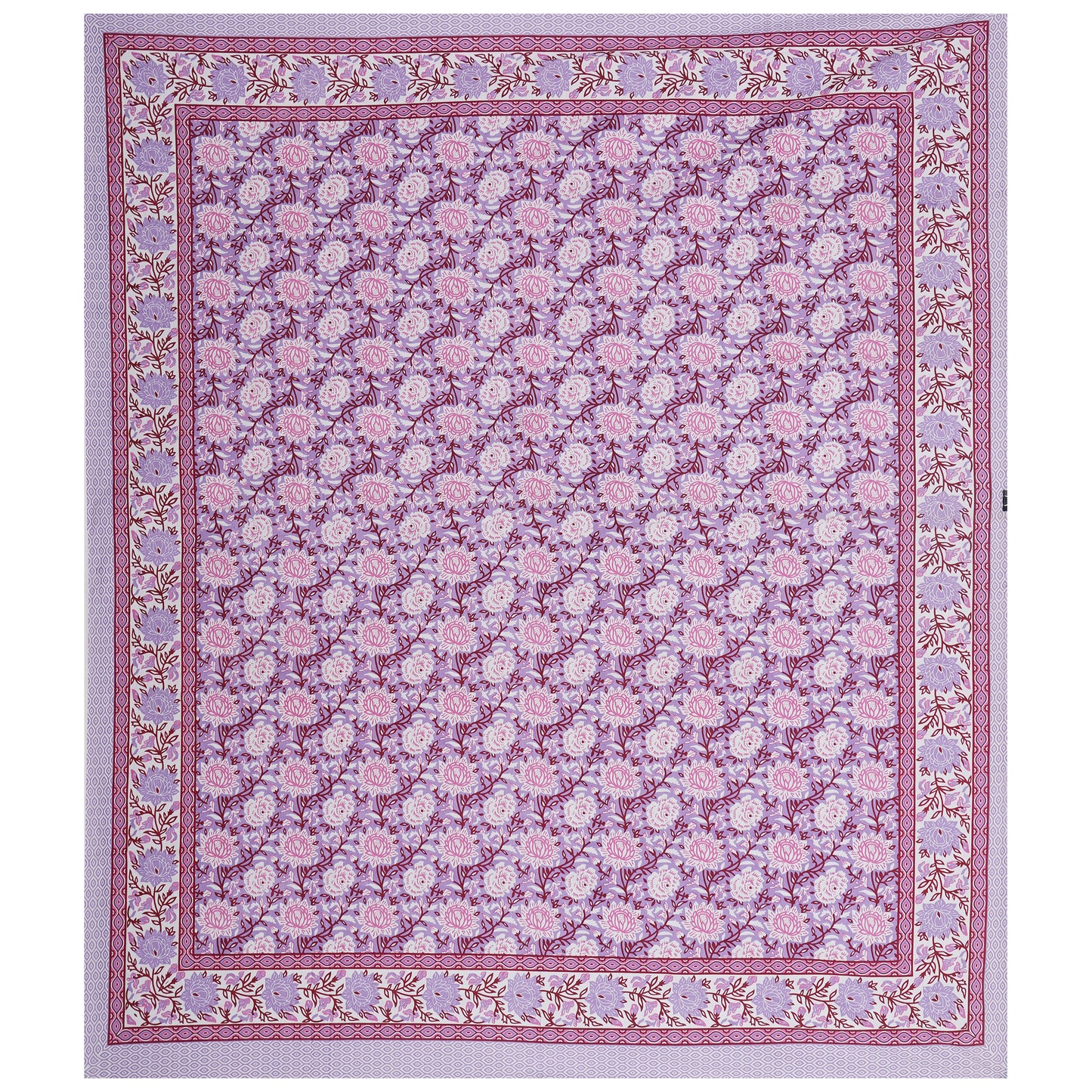 100% Cotton King Size Bedsheet with 2 Pillow Cover