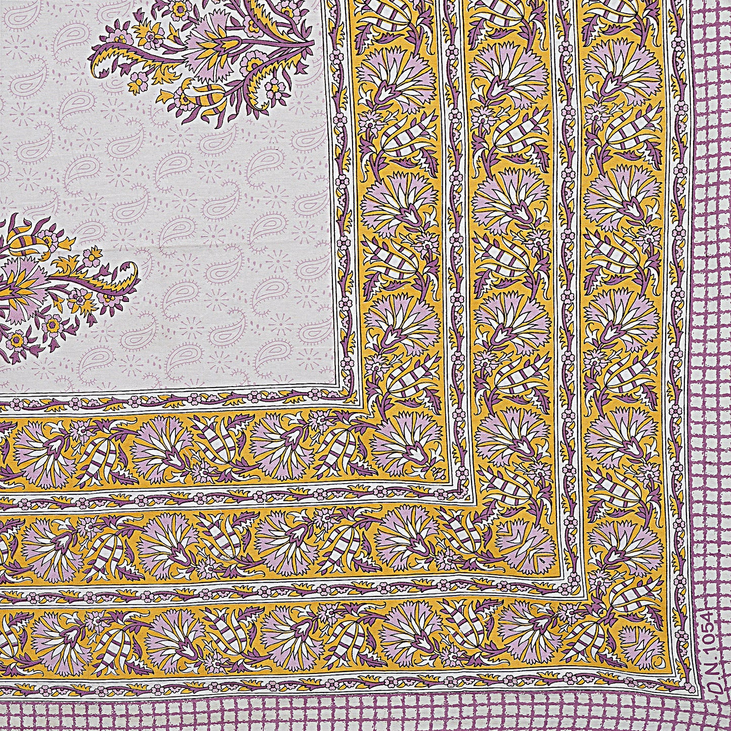 100% Cotton King Size Bedsheet with 2 Pillow Cover
