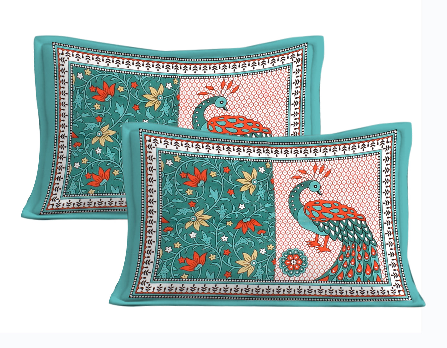 Bedsheet 100% Cotton Queen Size Bedsheet With 2 Pillow Cover Set