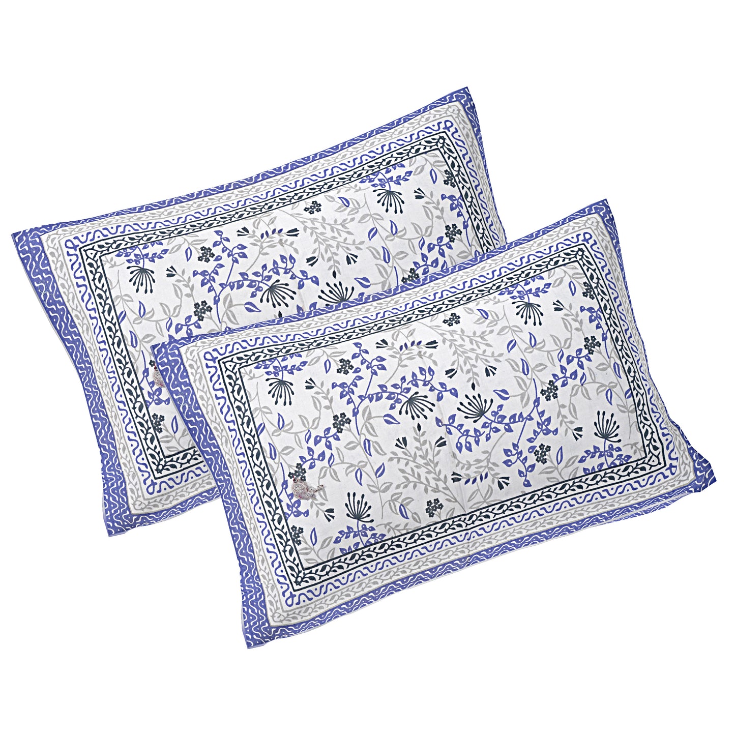 100% Cotton King Size Bedsheet with 2 Pillow Cover
