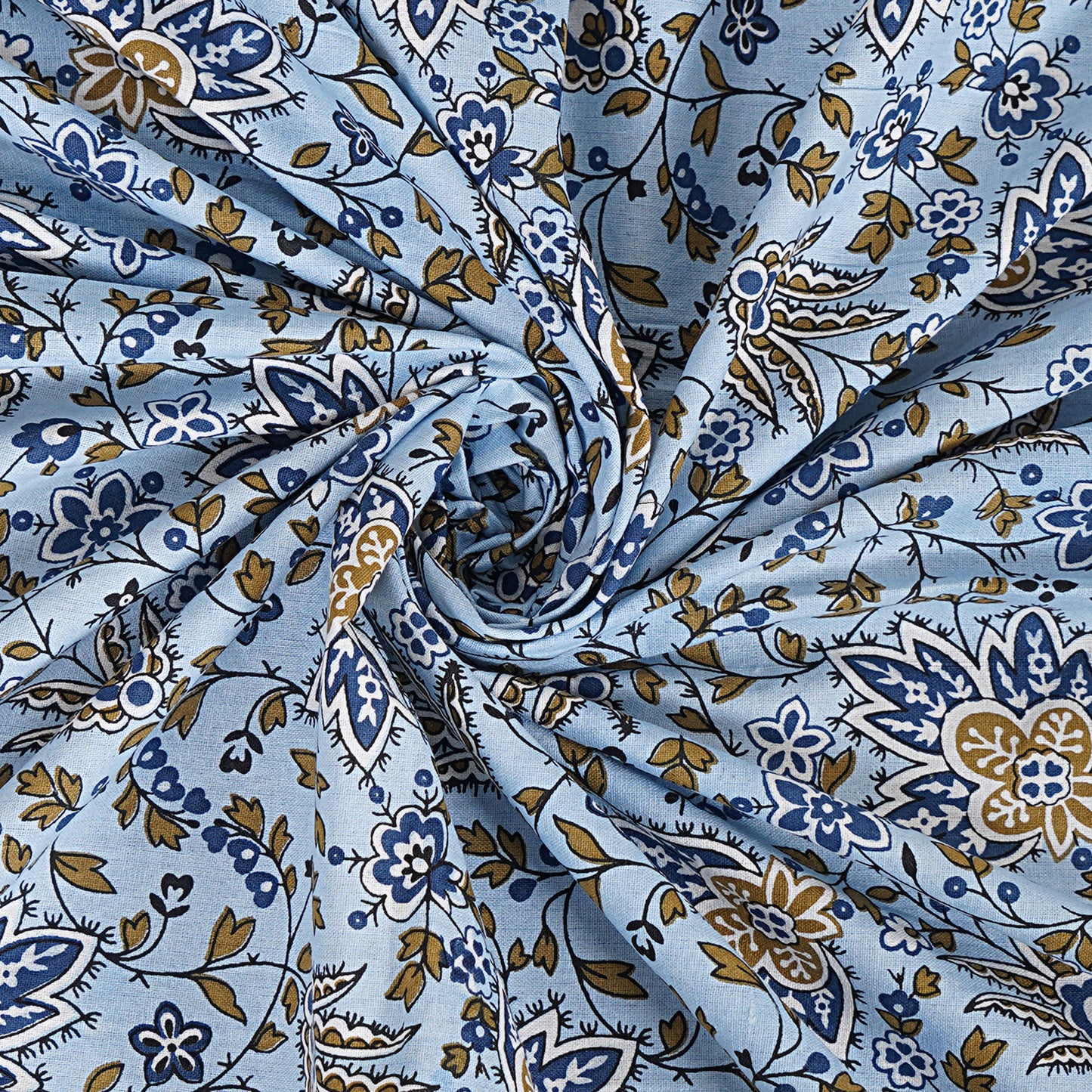 100% Cotton King Size Bedsheet with 2 Pillow Cover