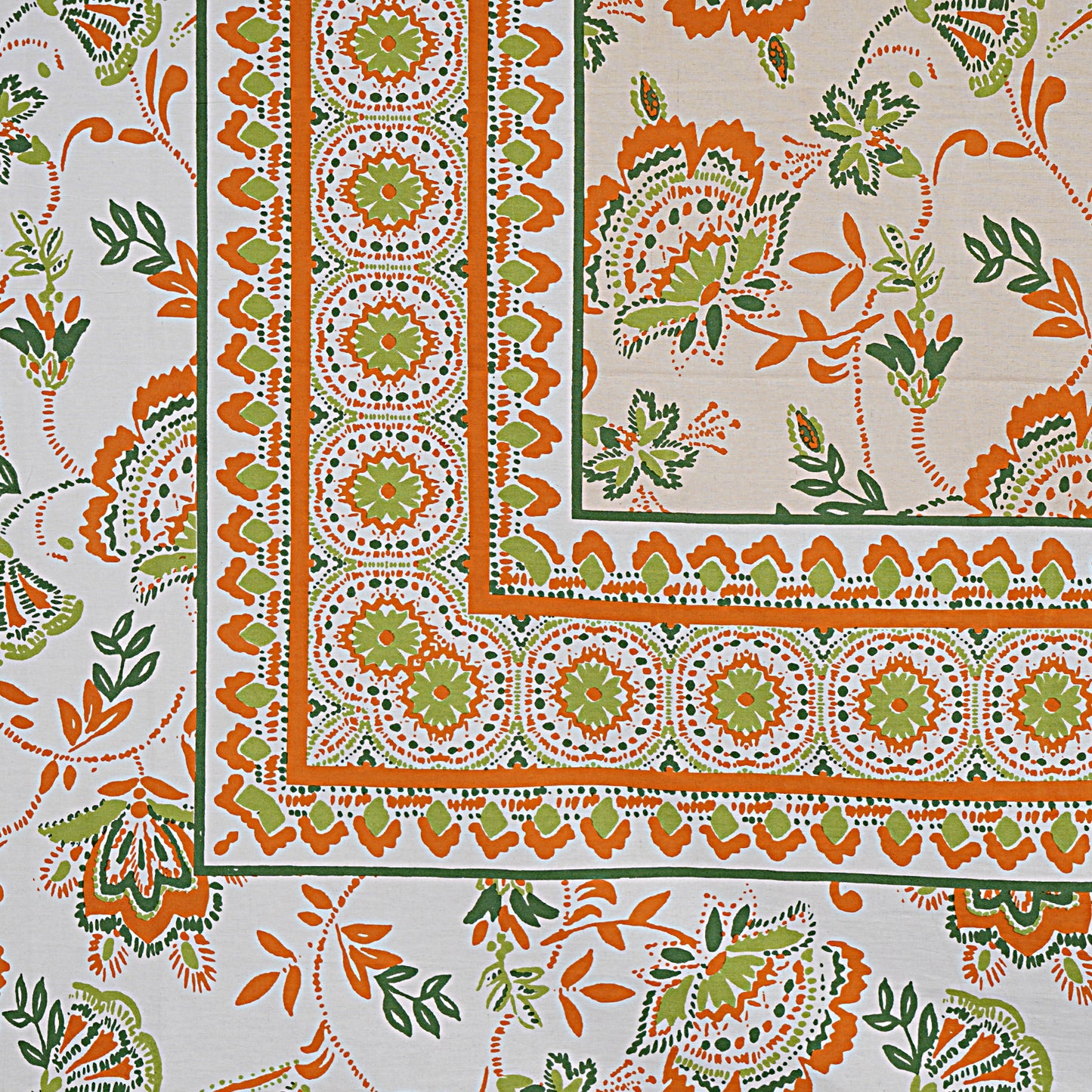 100% Cotton King Size Bedsheet with 2 Pillow Cover