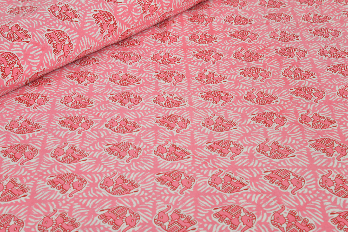 New Collection New Elephant prints  100% Cotton King Size Bedsheet with 2 Pillow Cover Set