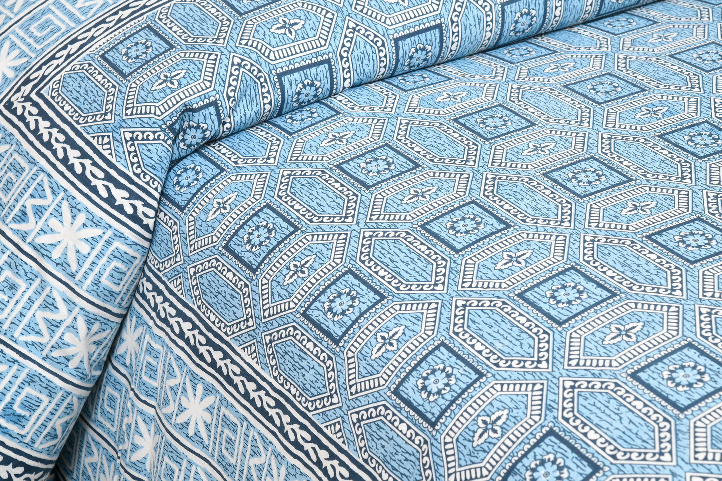 100% Cotton King Size Bedsheet with 2 Pillow Cover