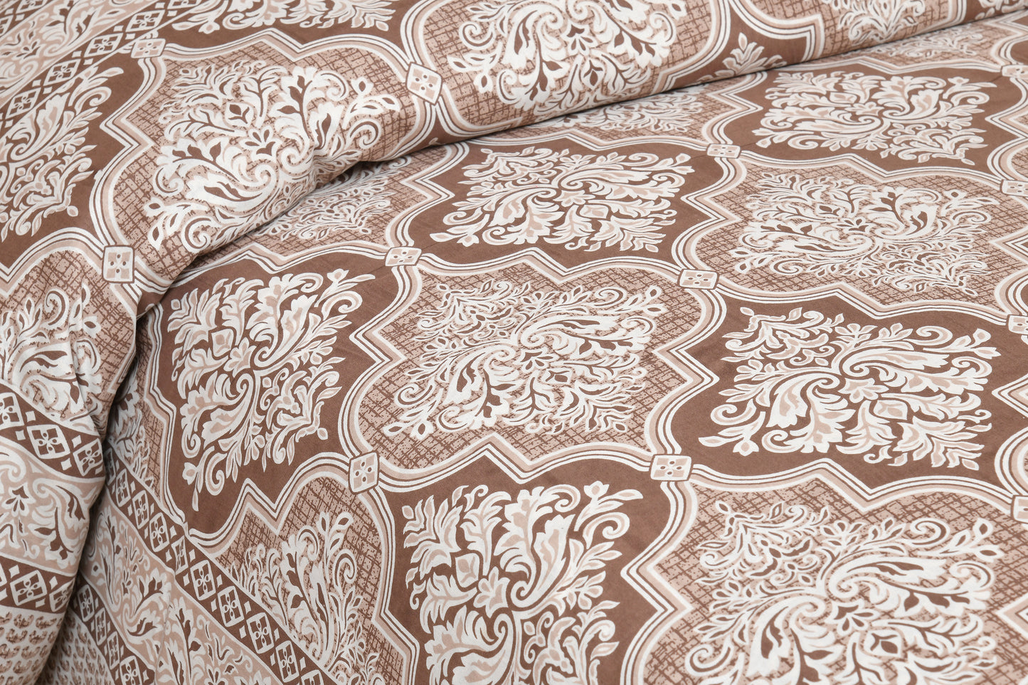 100% Cotton 1 Rajasthani Traditional King Size Bedsheet with 2 Pillow Cover