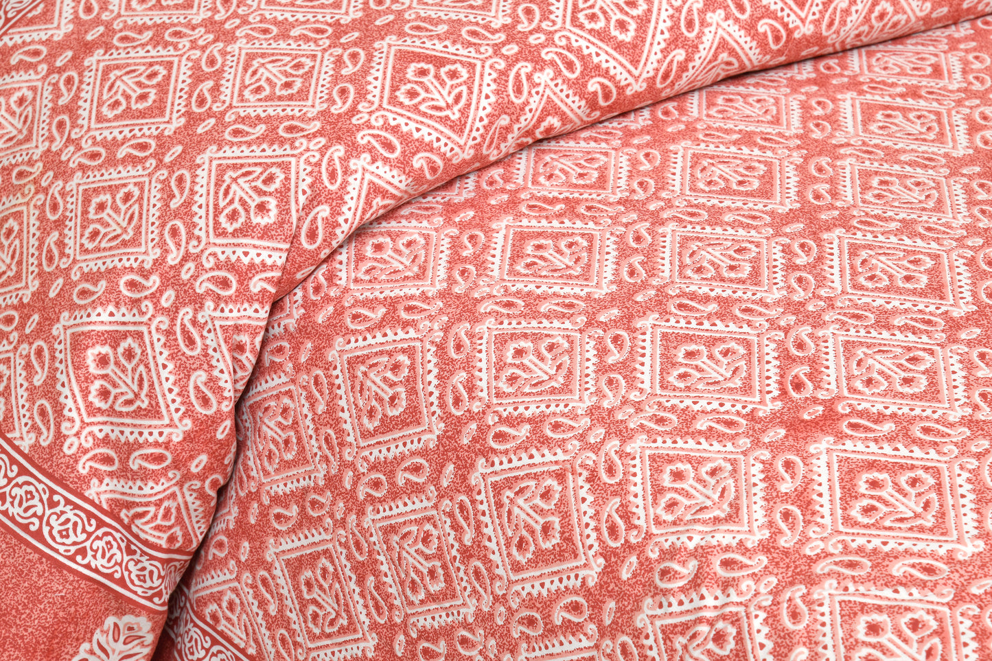 100% Cotton King Size Bedsheet with 2 Pillow Cover