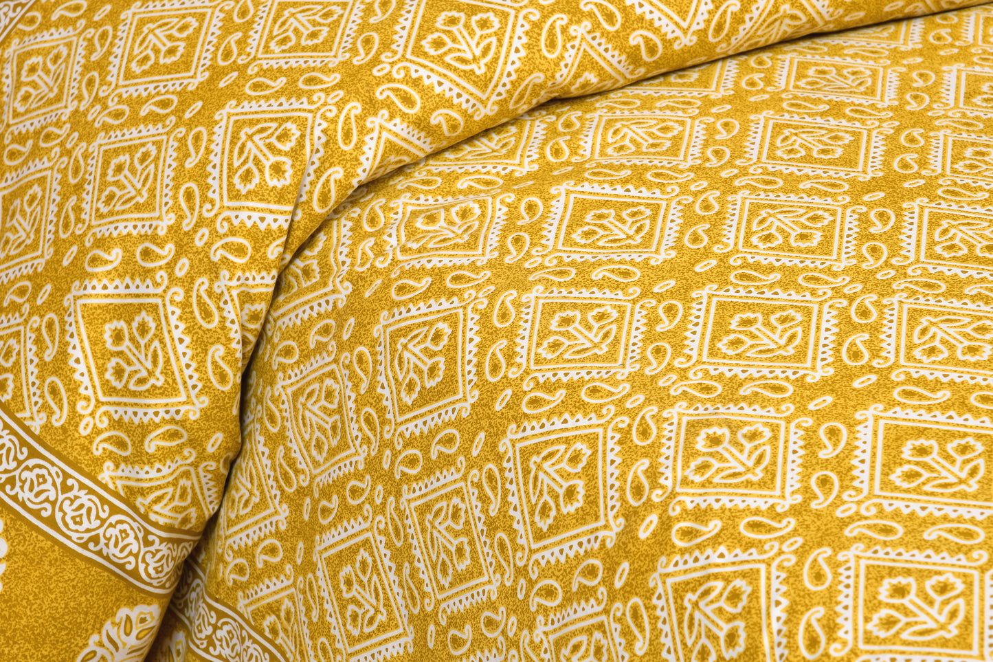 100% Cotton King Size Bedsheet with 2 Pillow Cover