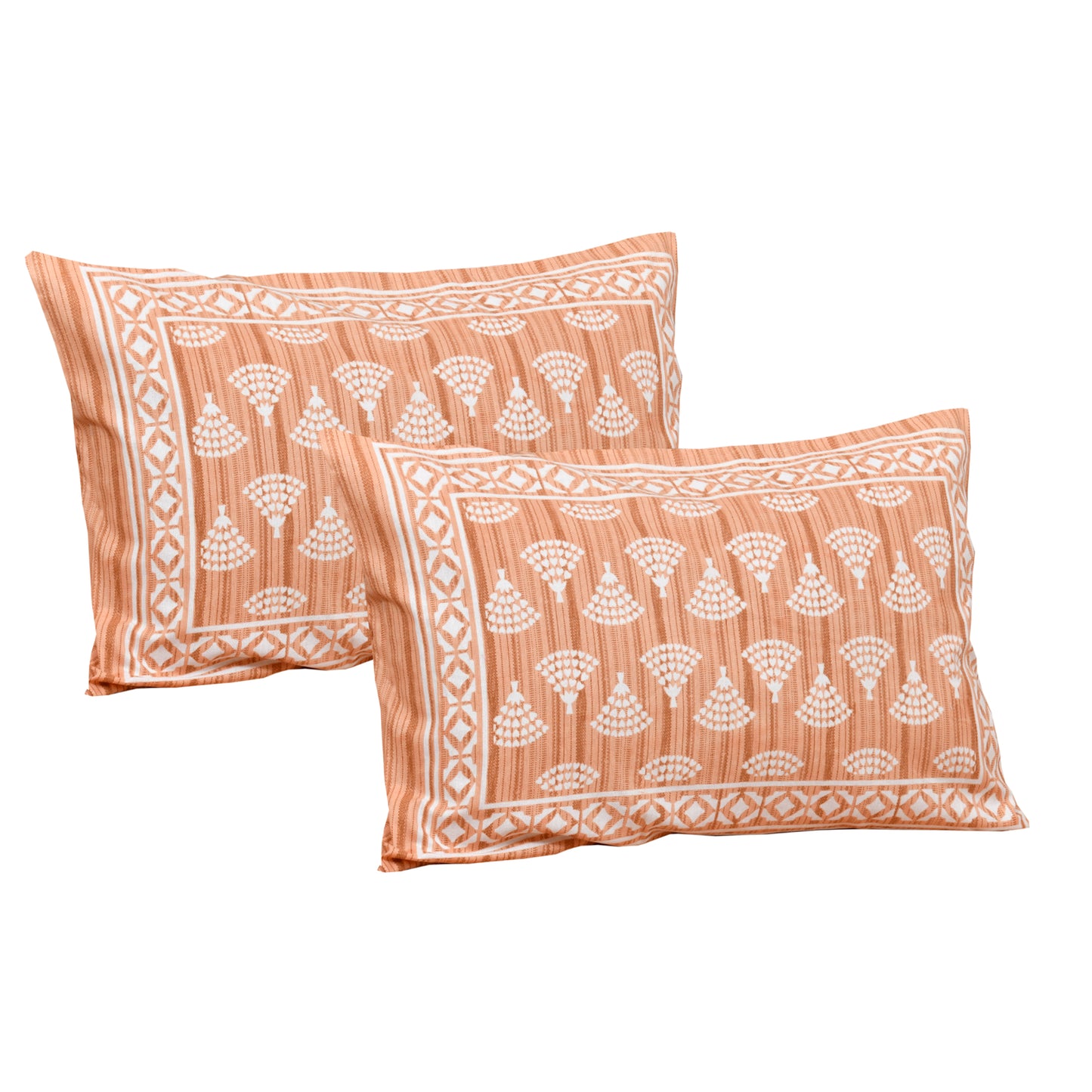 100% Cotton King Size Bedsheet with 2 Pillow Cover