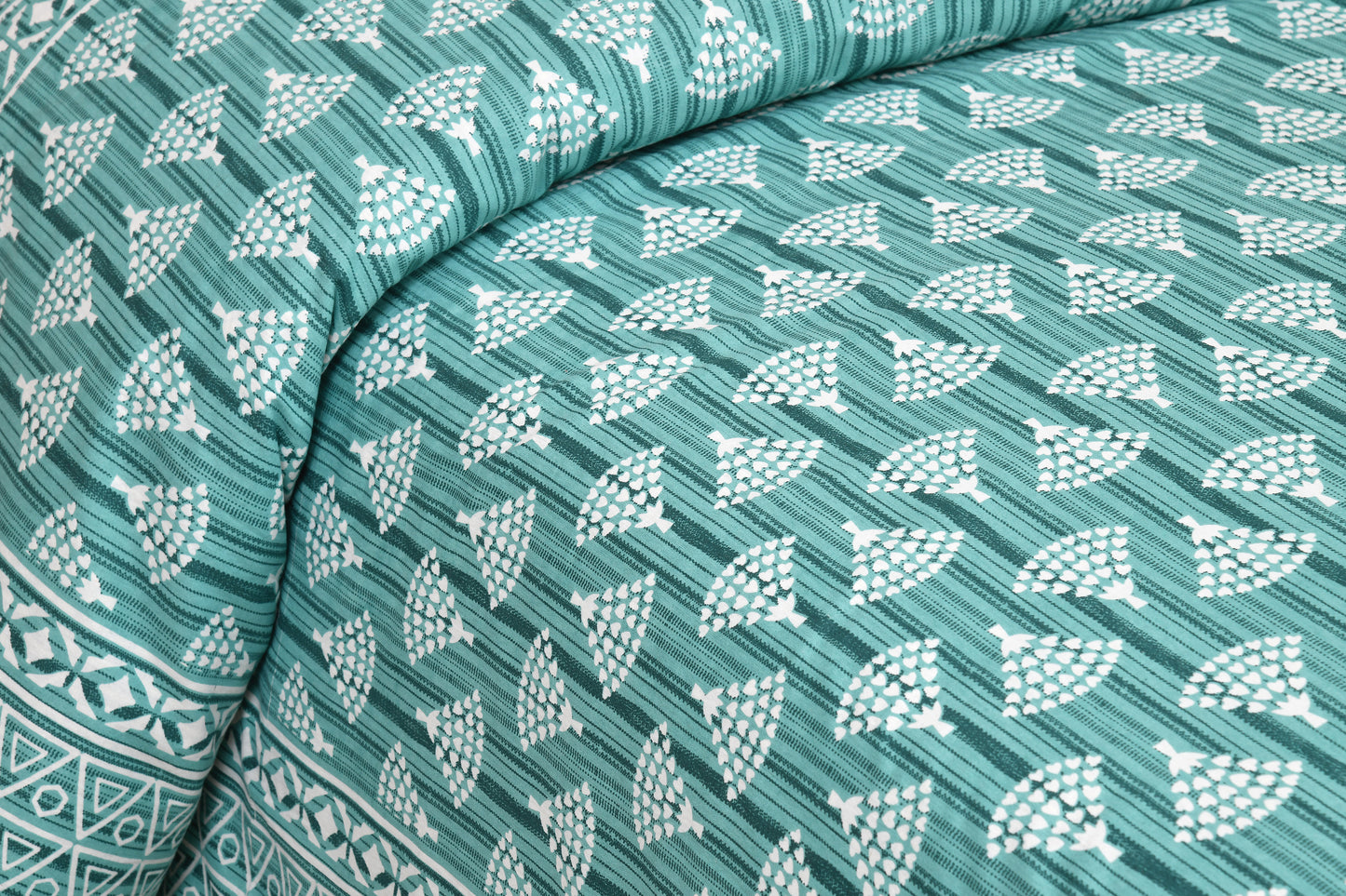 100% Cotton King Size Bedsheet with 2 Pillow Cover