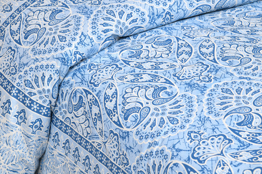 100% Cotton King Size Bedsheet with 2 Pillow Cover