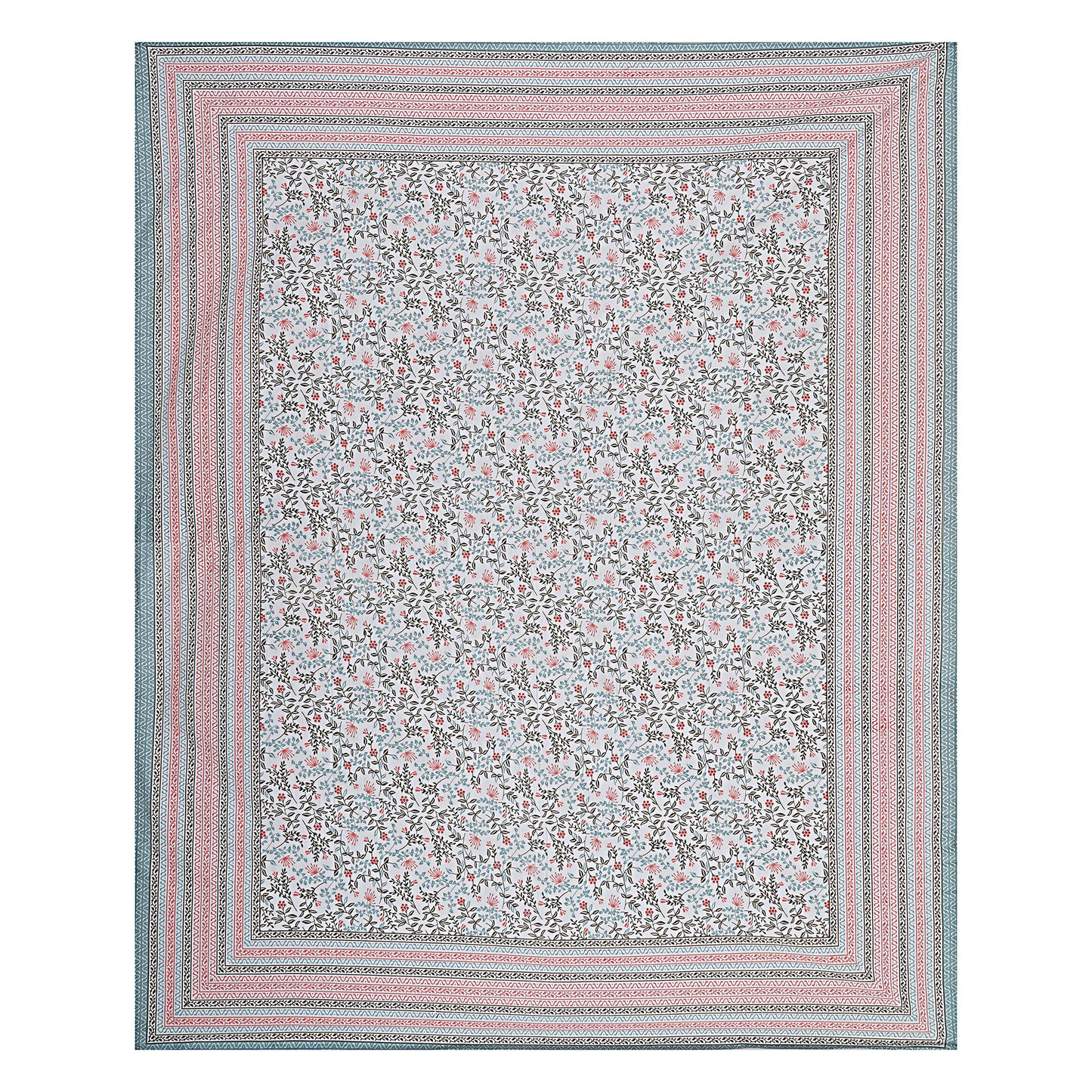 100% Cotton King Size Bedsheet with 2 Pillow Cover