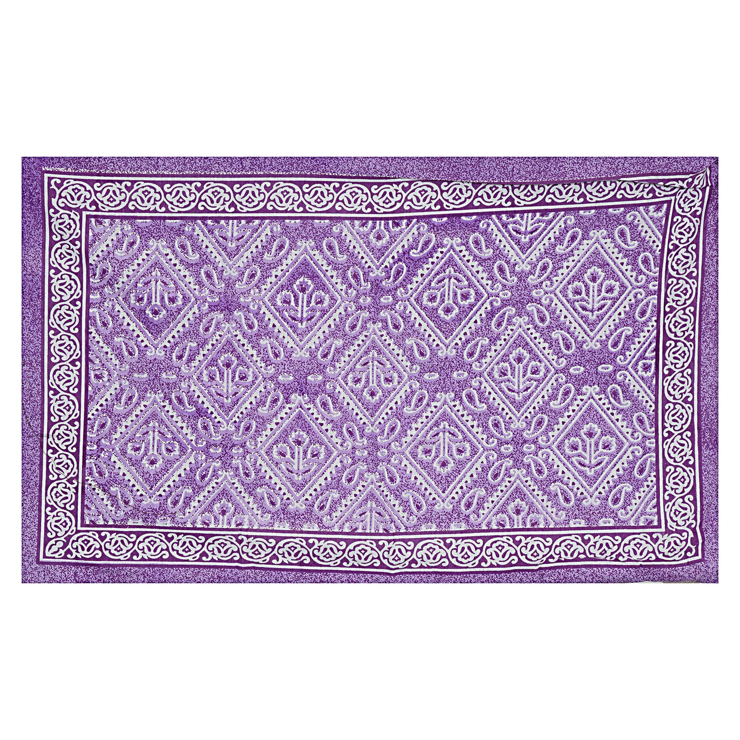 100% Cotton King Size Bedsheet with 2 Pillow Cover