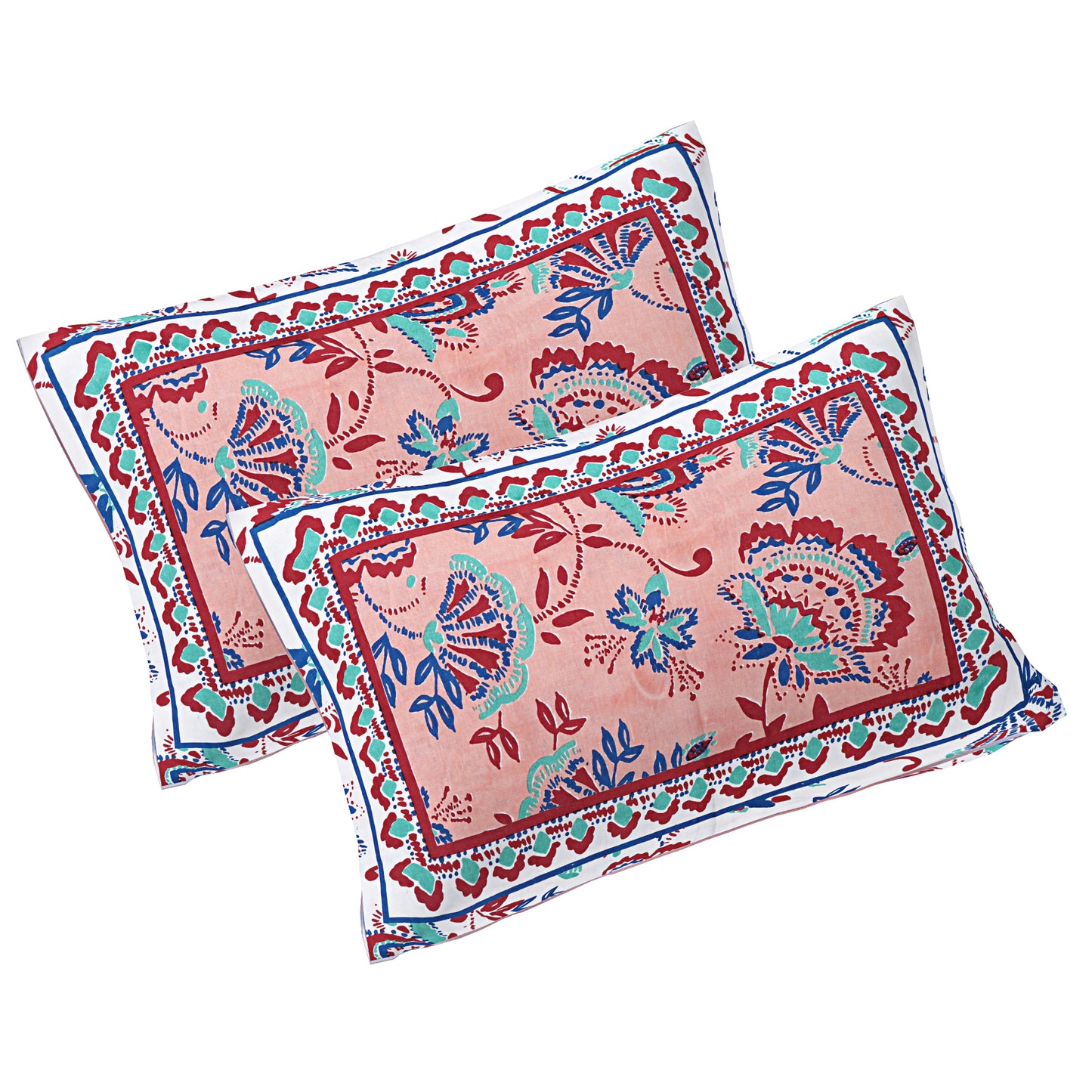 100% Cotton King Size Bedsheet with 2 Pillow Cover
