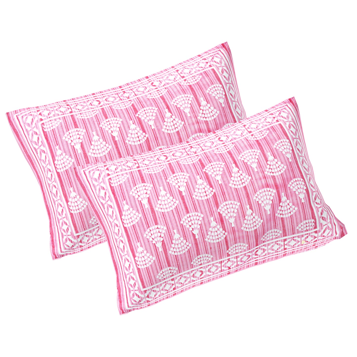 100% Cotton King Size Bedsheet with 2 Pillow Cover