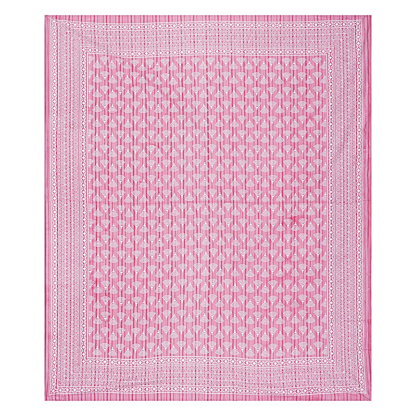 100% Cotton King Size Bedsheet with 2 Pillow Cover