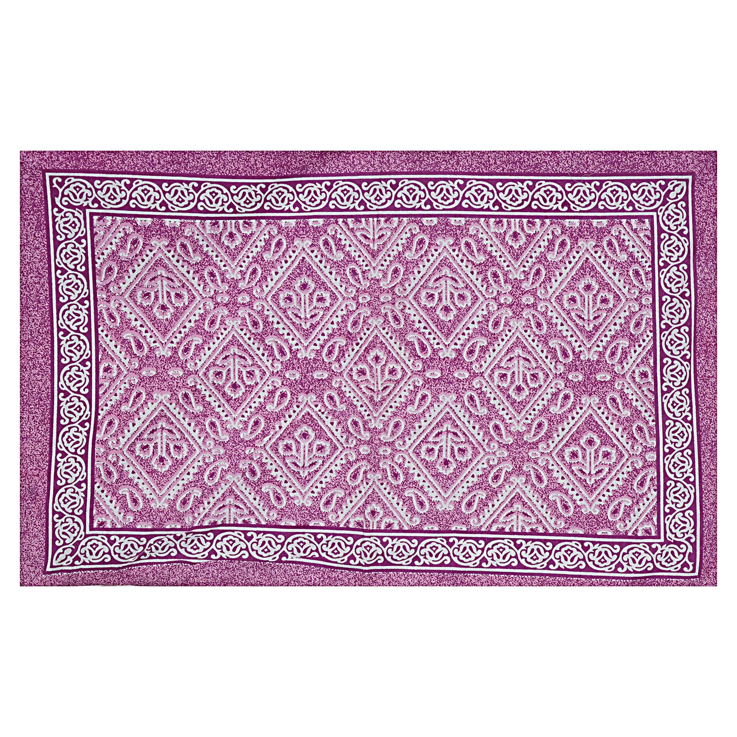 100% Cotton King Size Bedsheet with 2 Pillow Cover