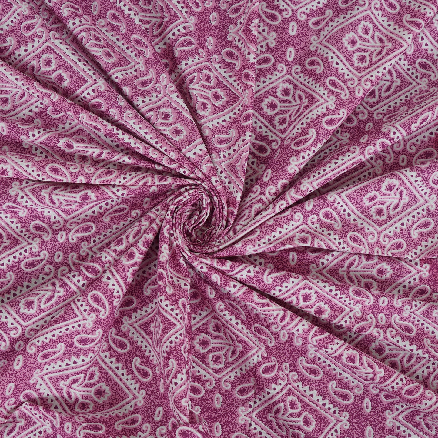 100% Cotton King Size Bedsheet with 2 Pillow Cover