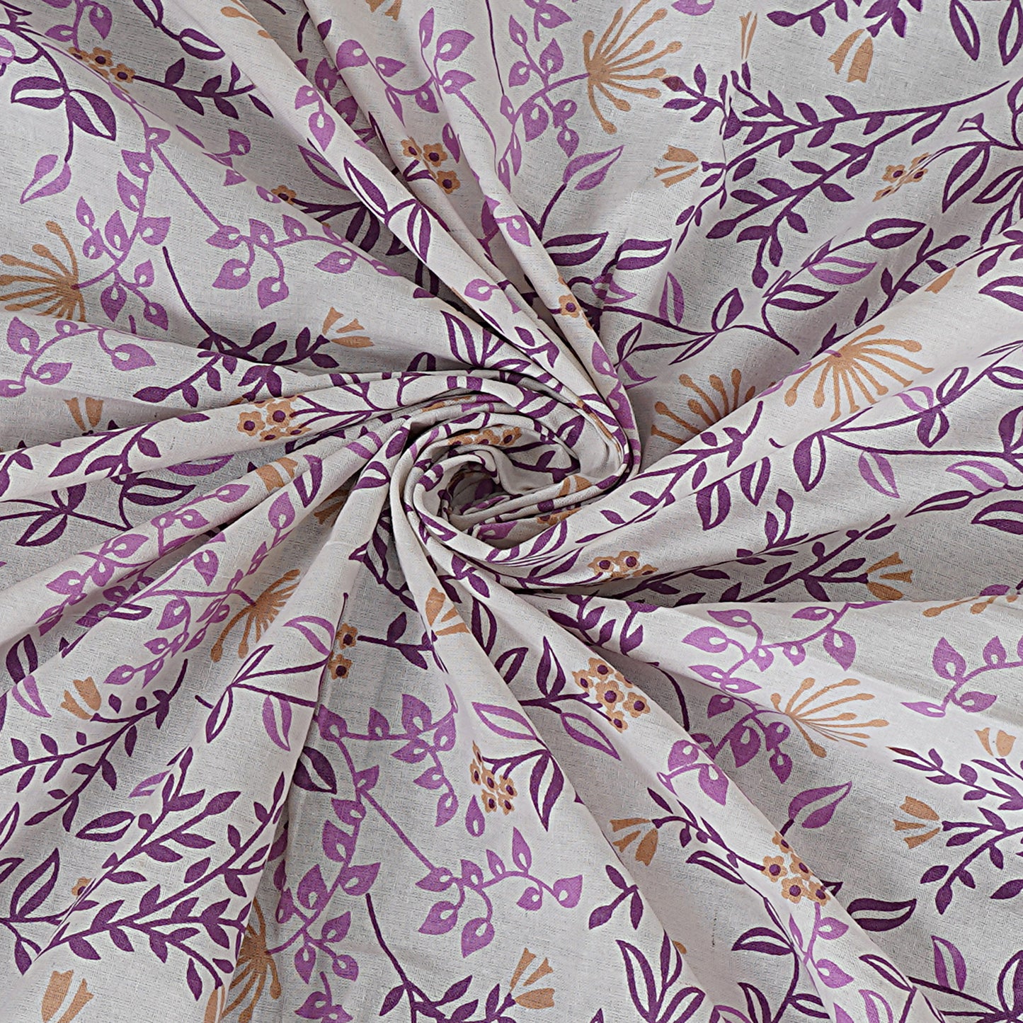 100% Cotton King Size Bedsheet with 2 Pillow Cover