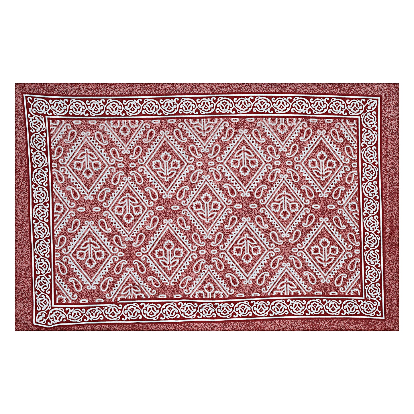 100% Cotton King Size Bedsheet with 2 Pillow Cover