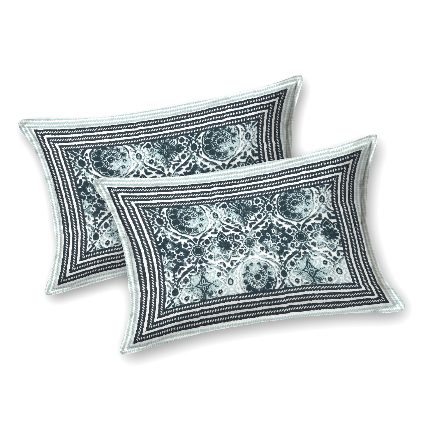 100% Cotton King Size Bedsheet with 2 Pillow Cover
