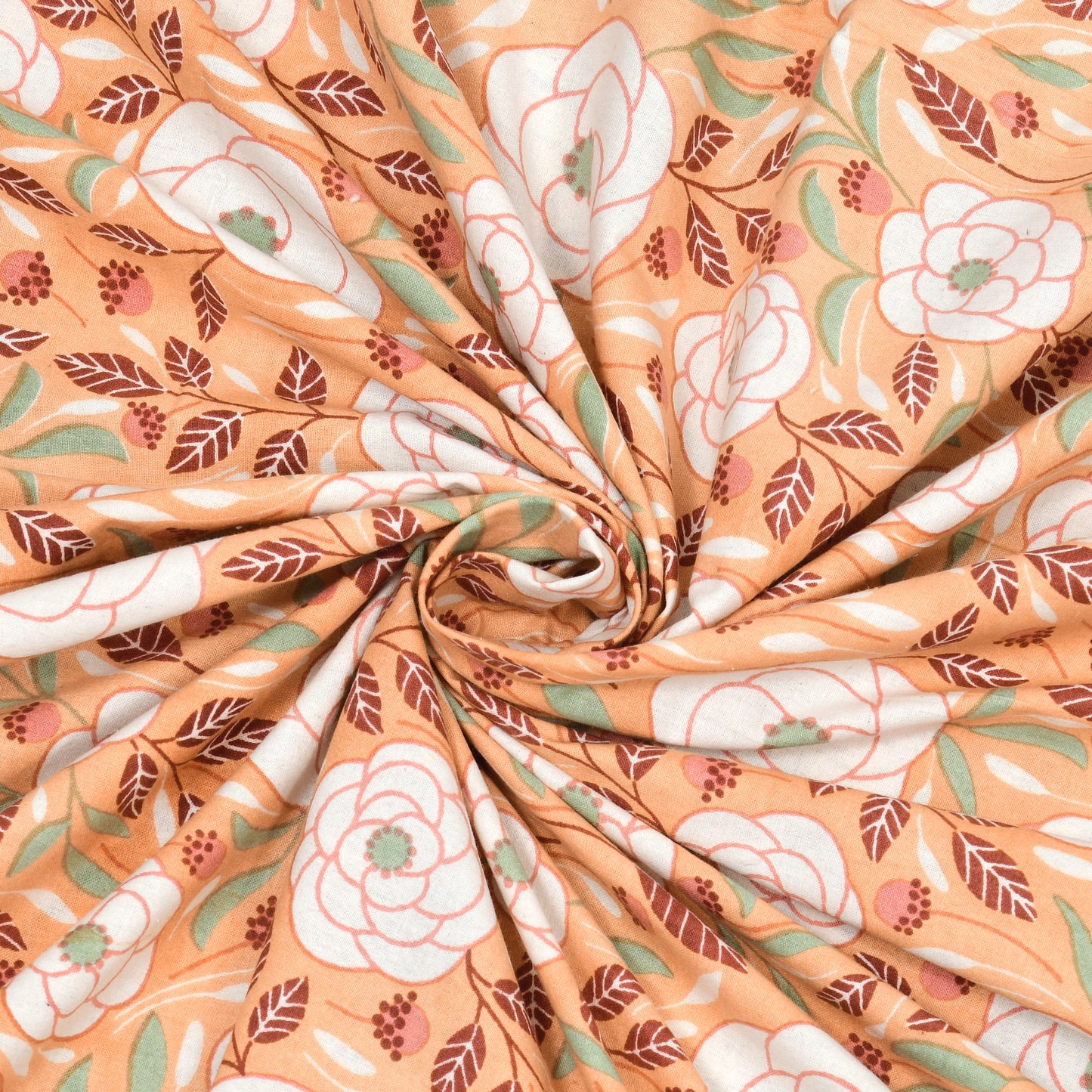 100% Cotton King Size Bedsheet with 2 Pillow Cover