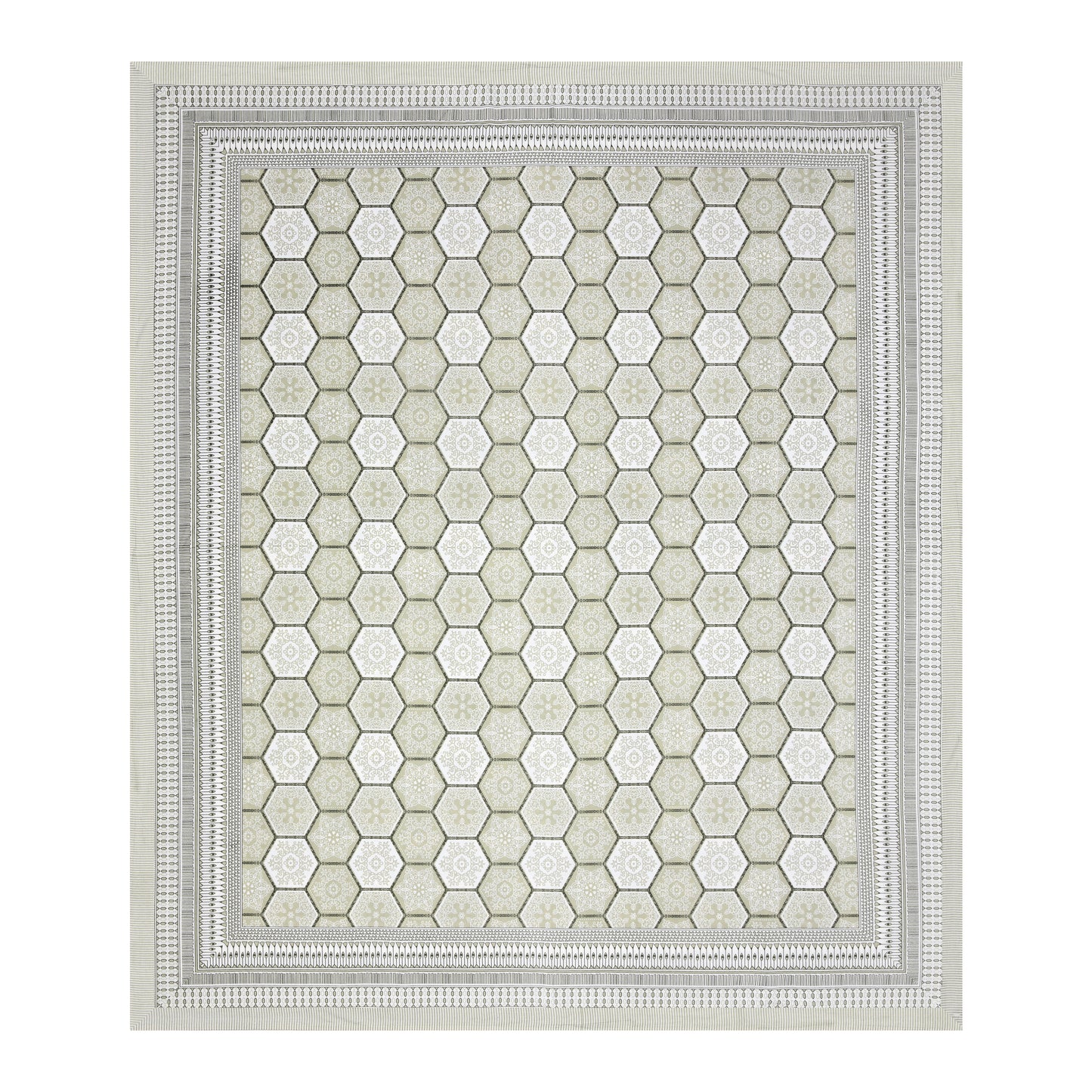 Neel Gagan 100% Cotton King Size Bedsheet with 2 Pillow Cover Set