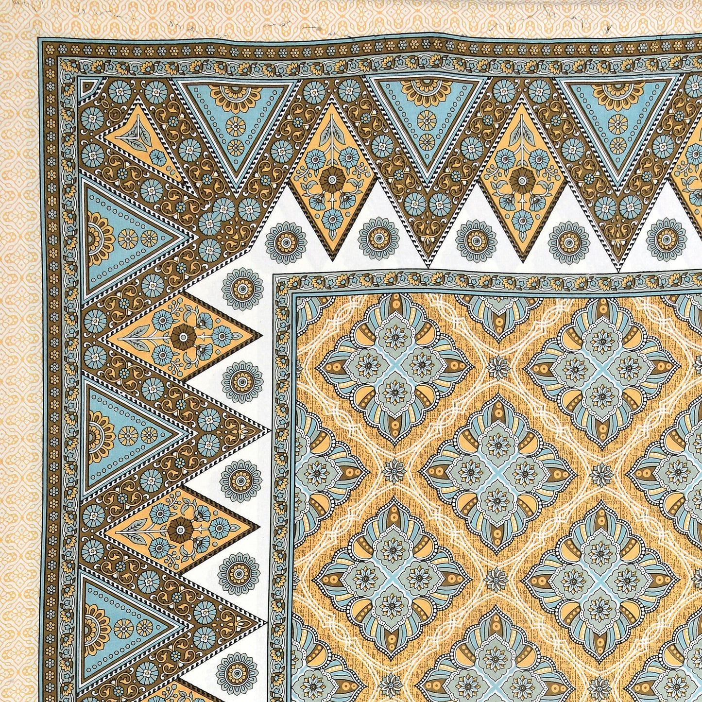 100% Cotton King Size Bedsheet with 2 Pillow Cover Set