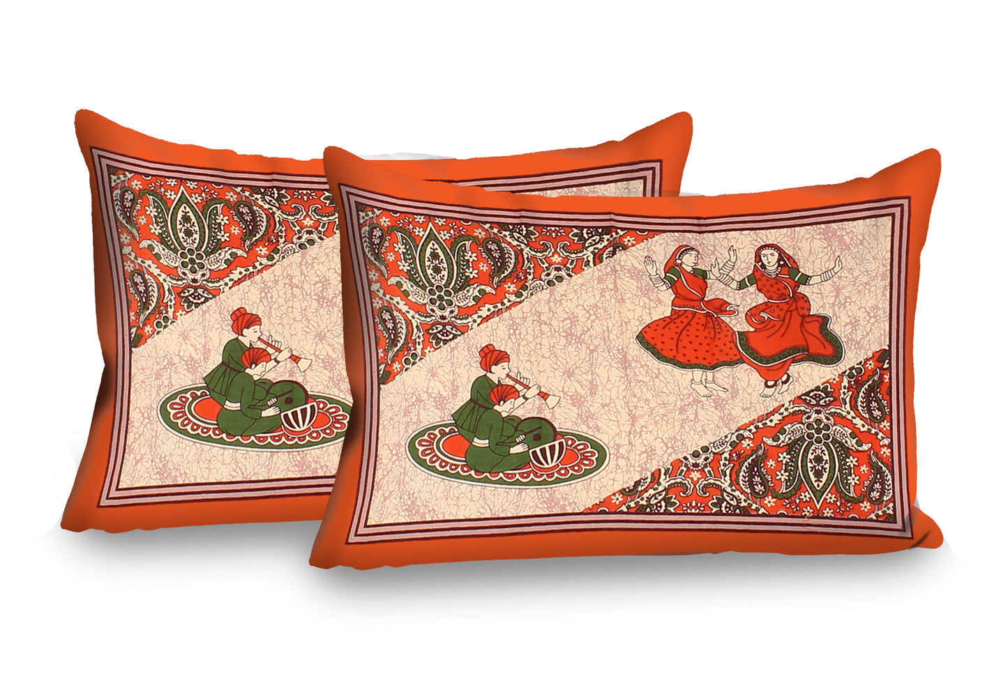 New collection Doll And Teda Mor 100% Cotton King Size Bedsheet with 2 Pillow Cover Set