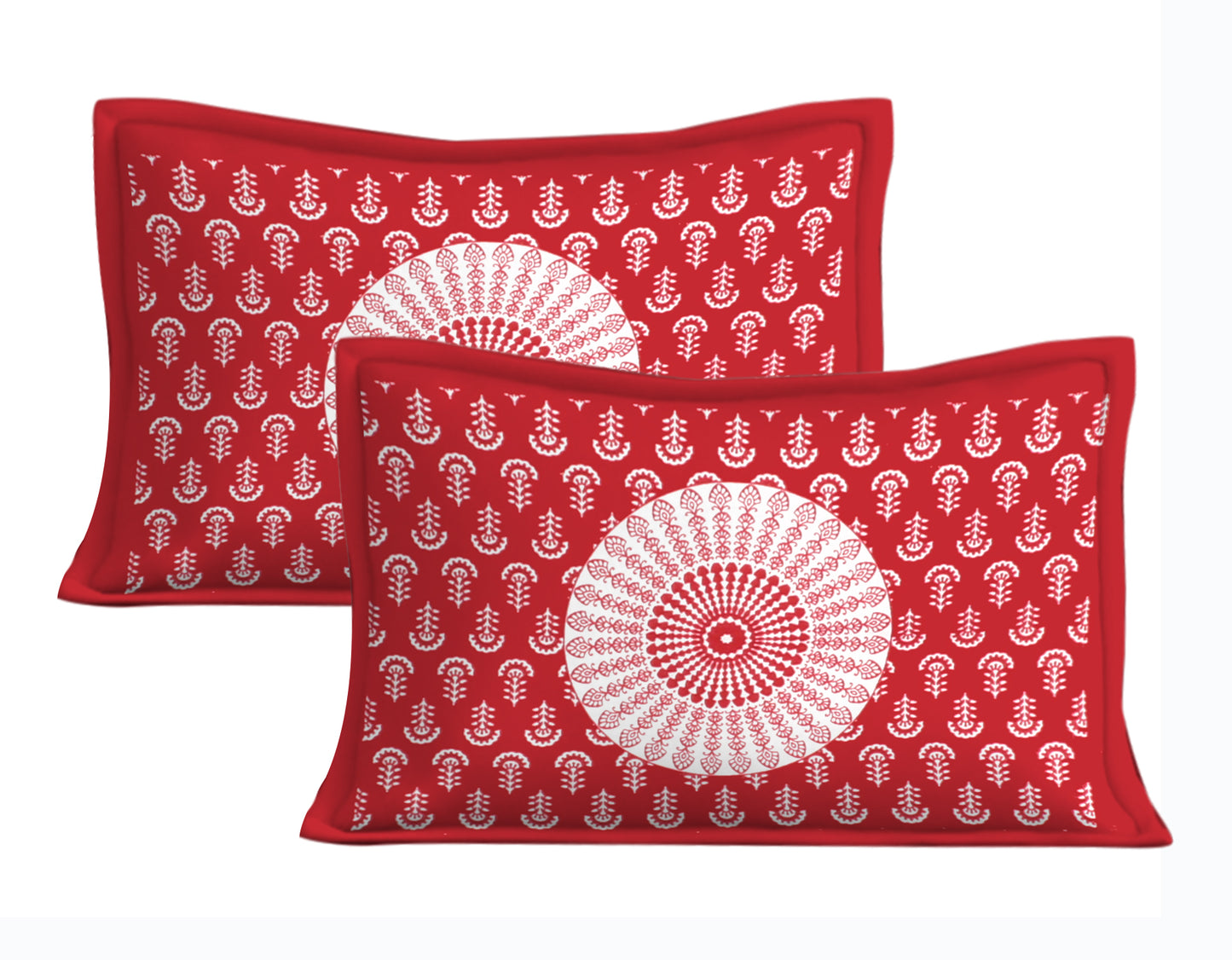 Trendy Bedsheet 100% Cotton Bedsheet 280-TC Cotton Queen Size Bedsheet With 2 Pillow Cover www.jaipurtohome.com