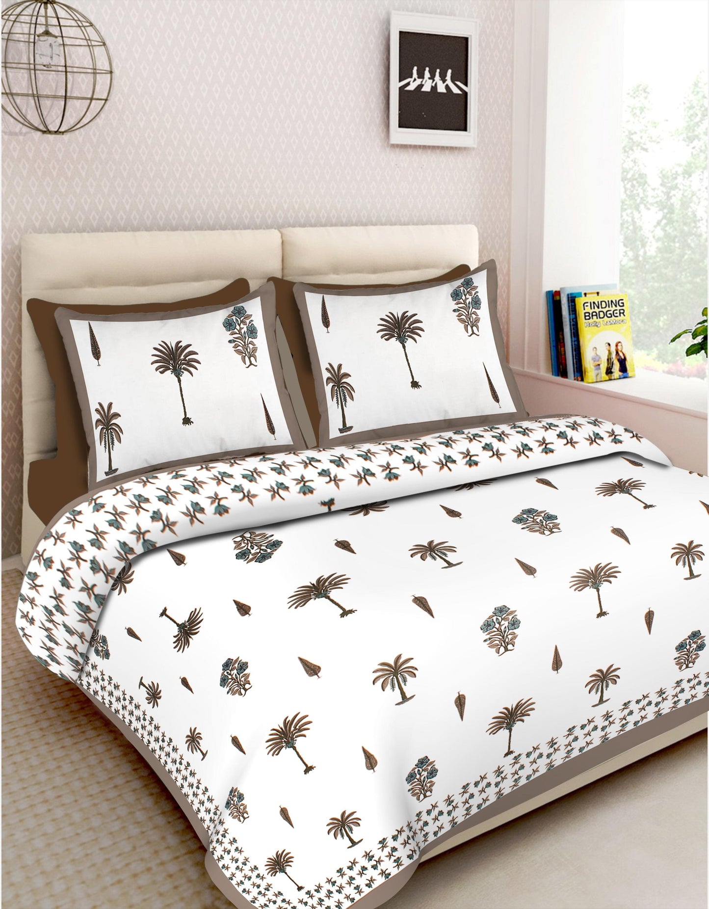 100% Cotton 100*108 Inch king Size Bedsheet Combo Pack www.jaipurtohome.com