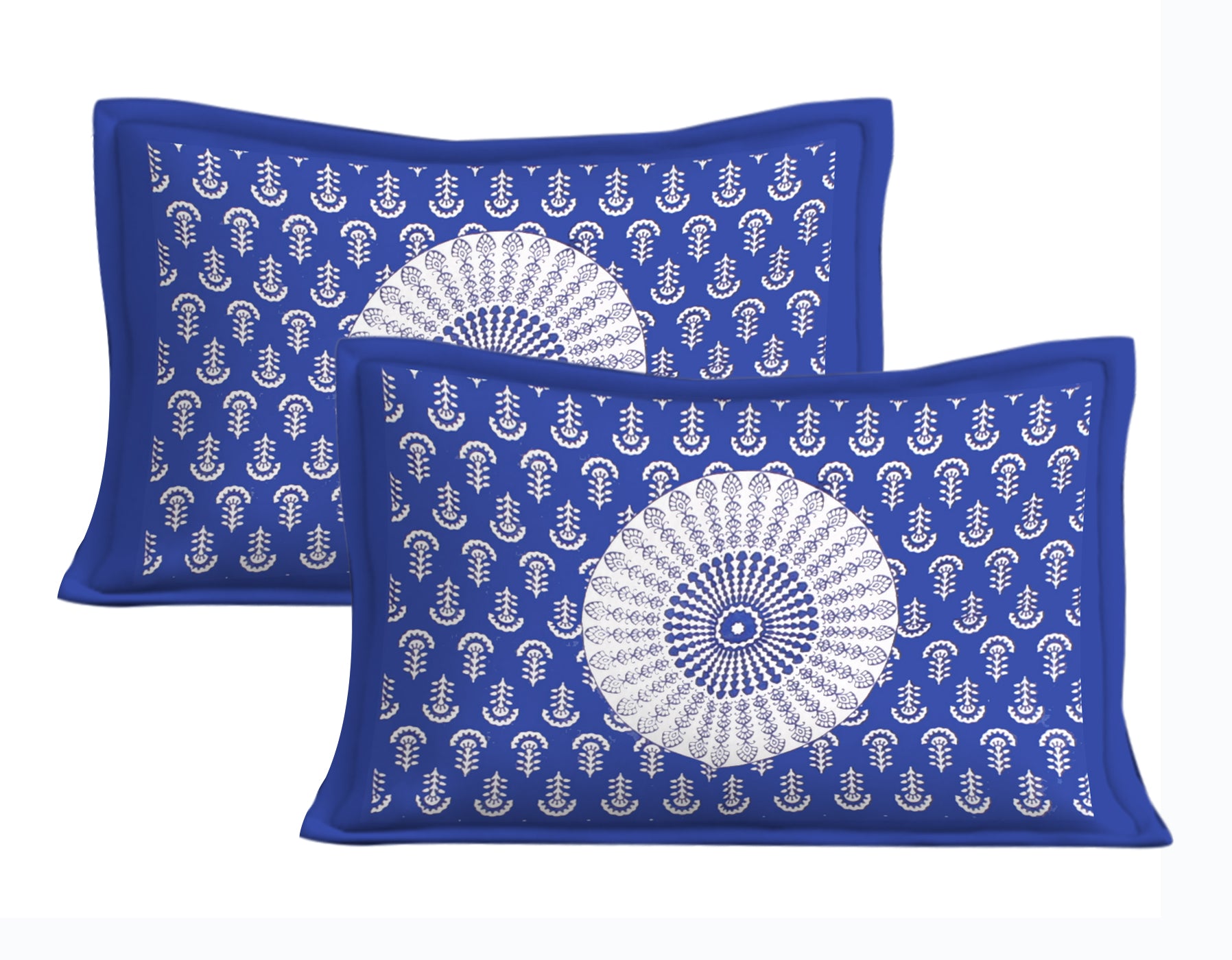 Trendy Bedsheet 100% Cotton Bedsheet 280-TC Cotton Queen Size Bedsheet With 2 Pillow Cover www.jaipurtohome.com
