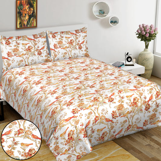 Jaipuri Bedsheet 100% Cotton Rajasthani Traditional Super King Size  Bedsheet with 2 Pillow Cover 100*108 www,JaipurToHome.com