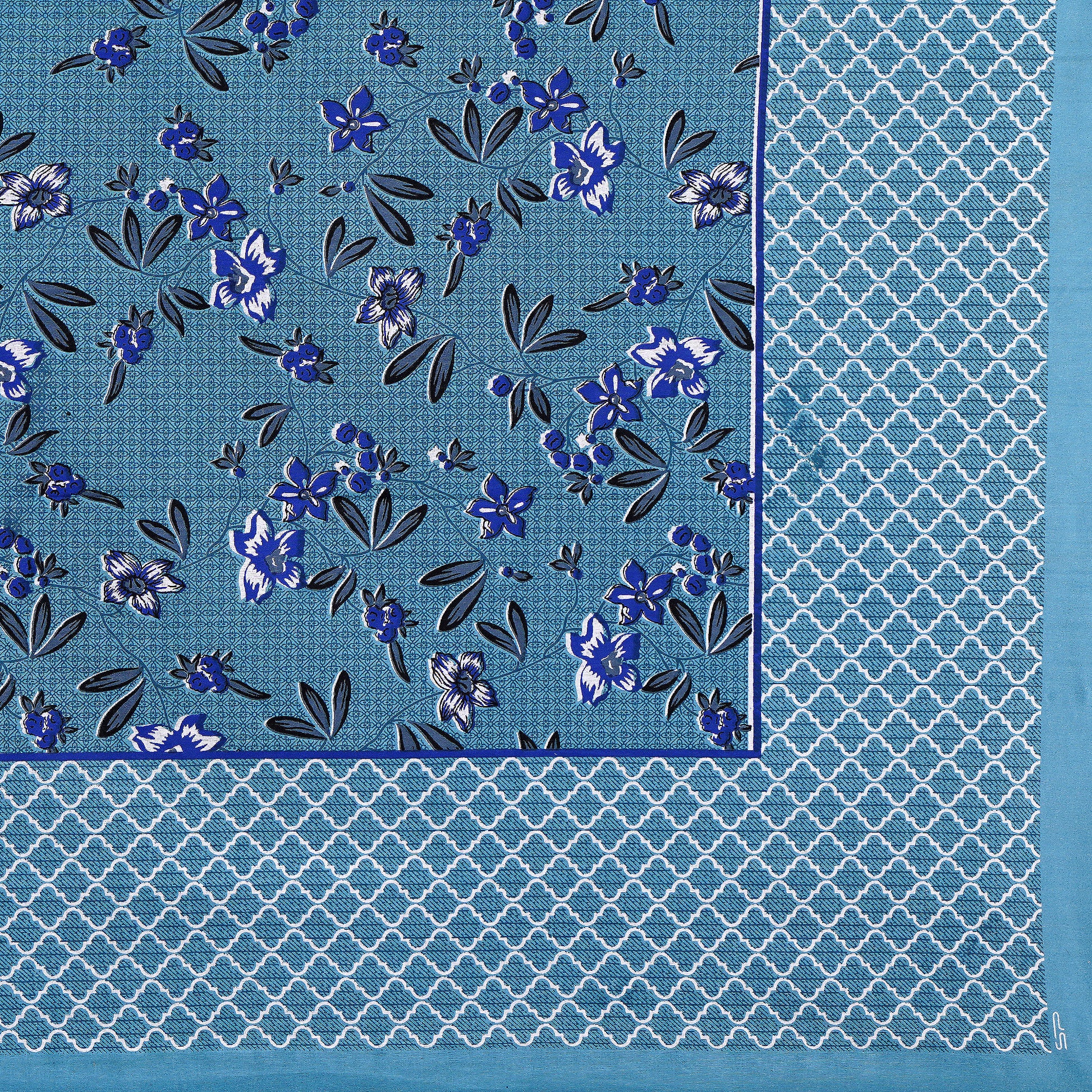 Jaipuri 100 % Cotton Double Size Bedsheet with 2 Pillow Covers ( 280 TC ) www.jaipurtohome.com