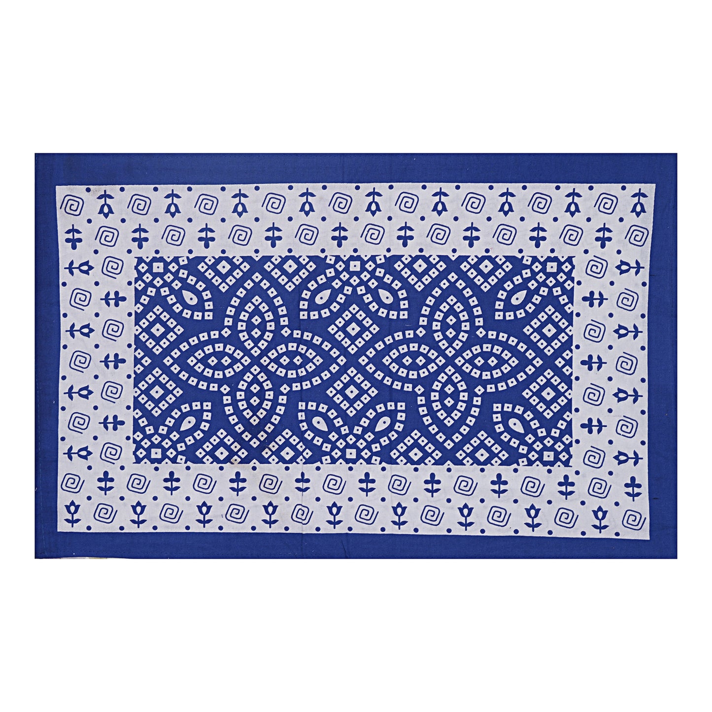 100% Cotton King Size Bedsheet with 2 Pillow Cover