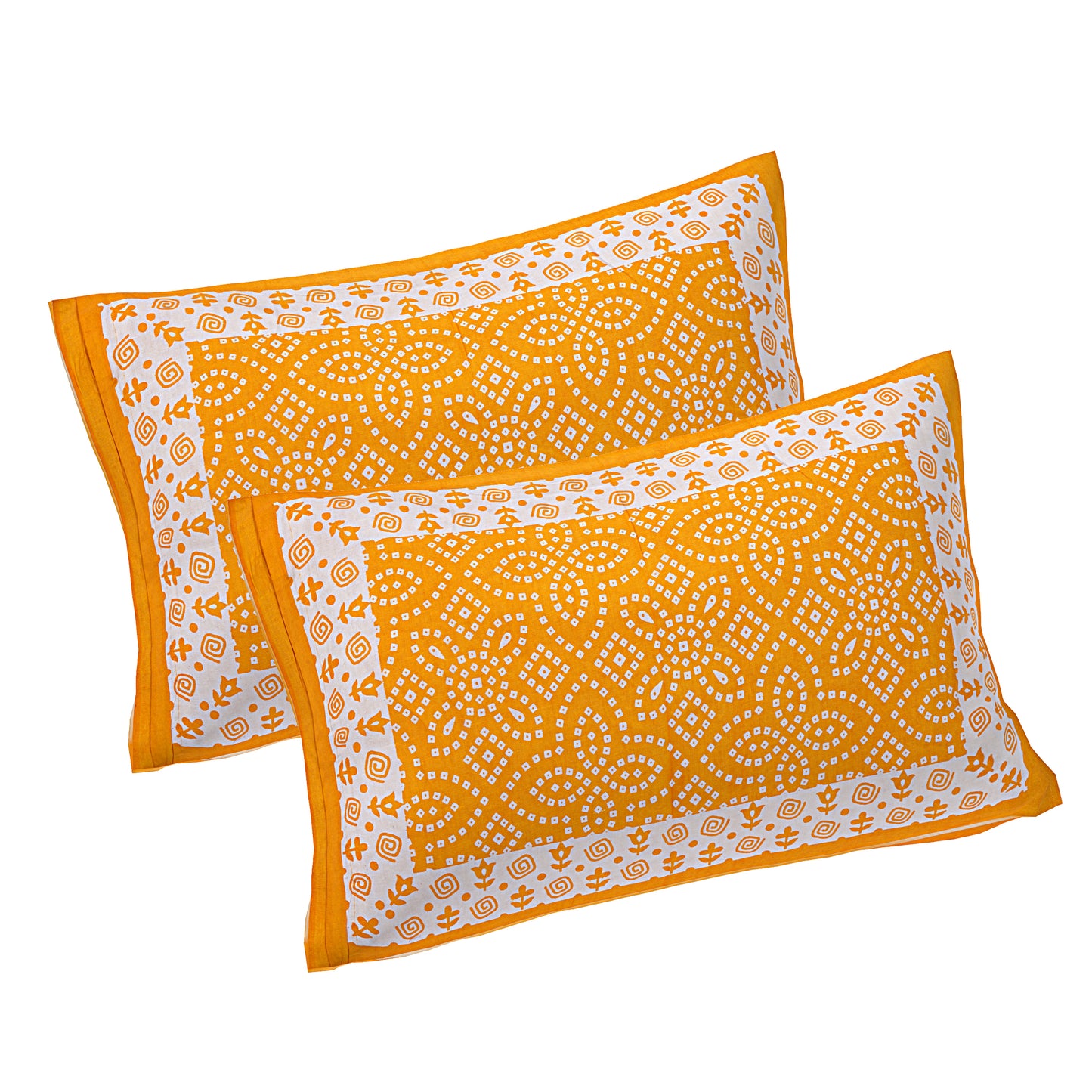 100% Cotton King Size Bedsheet with 2 Pillow Cover