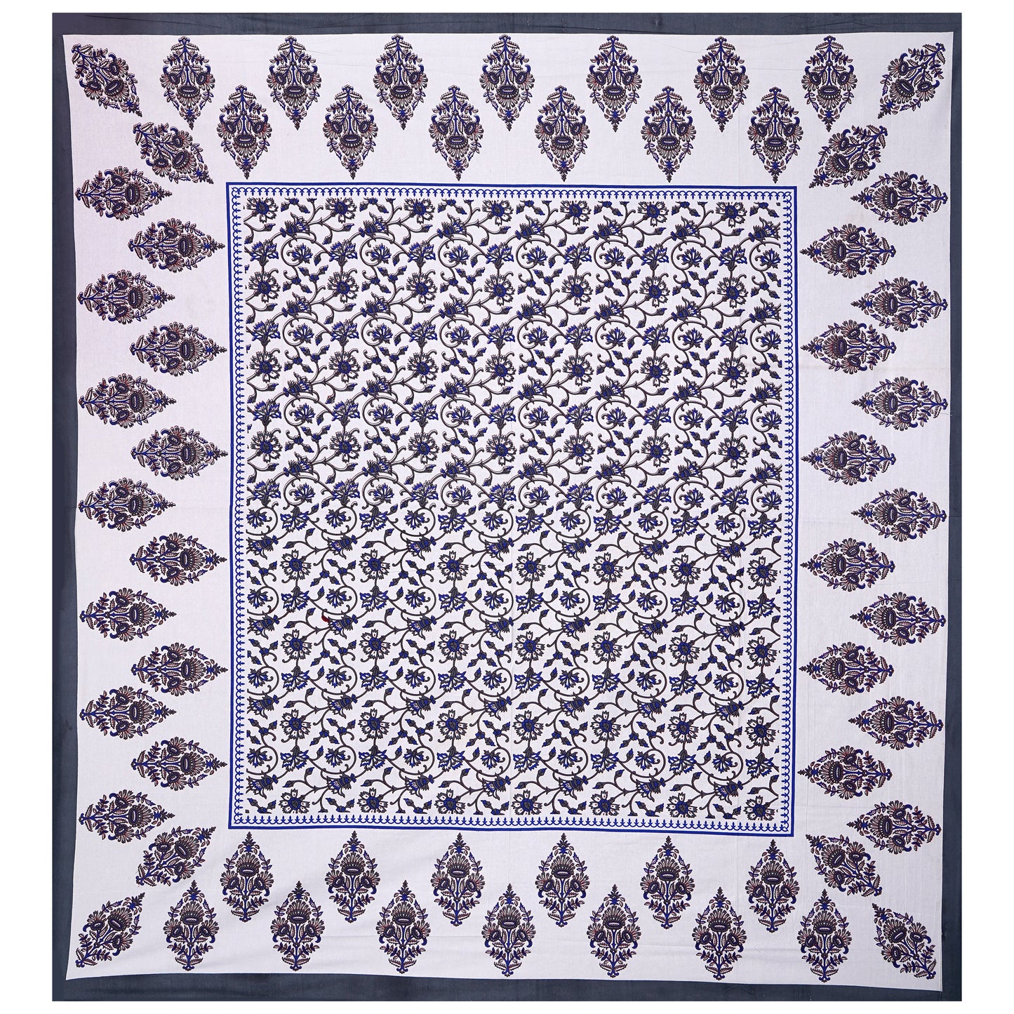 Jaipuri 100% Cotton Double Size Bedsheet with 2 Pillow Covers ( 280 TC ) JAIPUR PRINTS