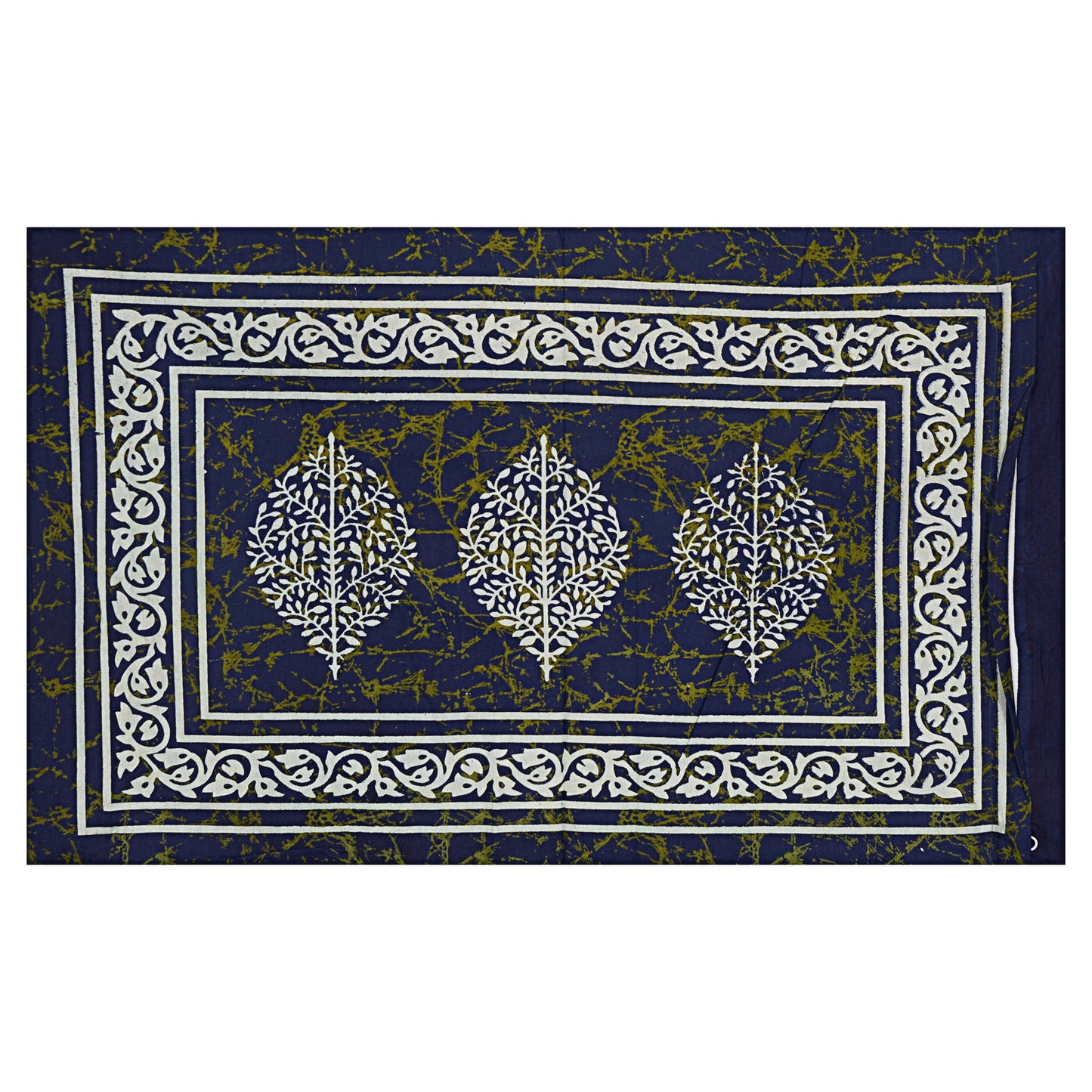 100% Cotton King Size Bedsheet with 2 Pillow Cover