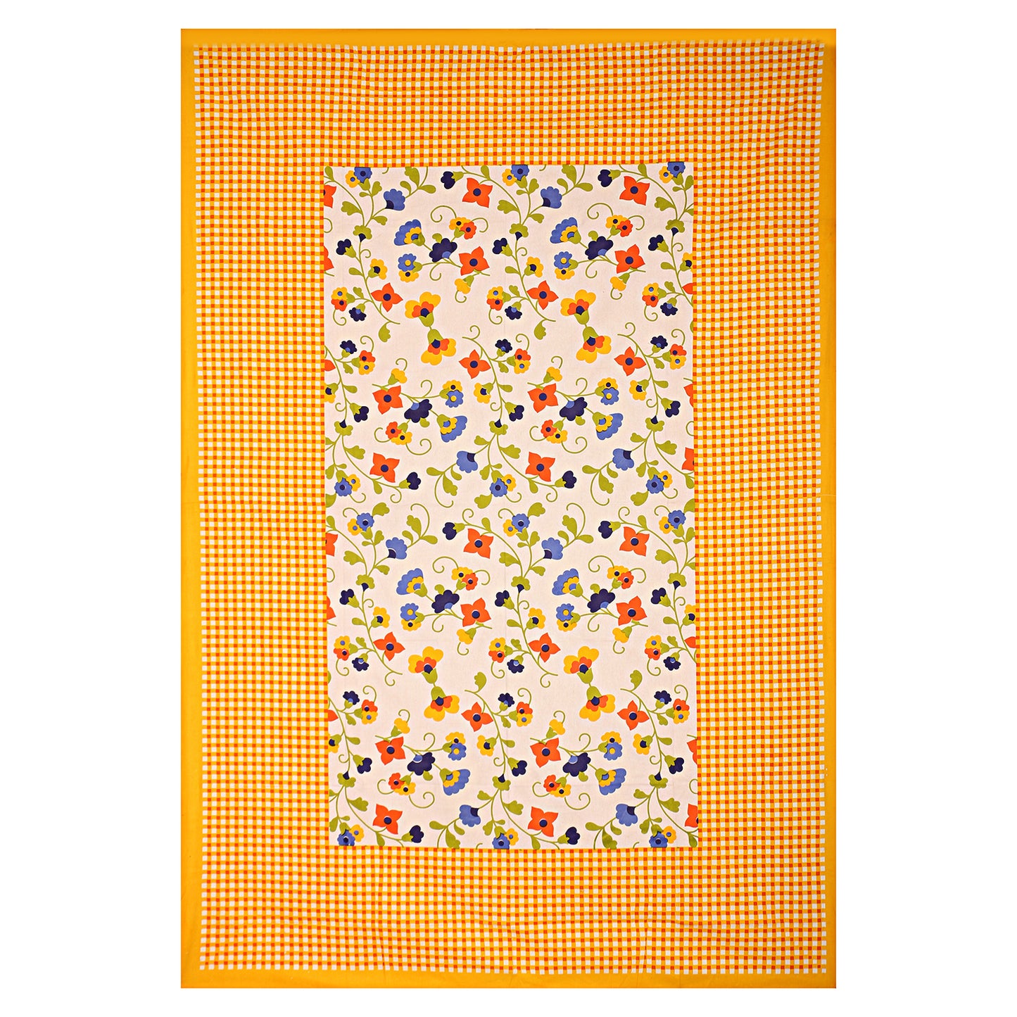 Jaipuri 100% Cotton Single Bedsheet