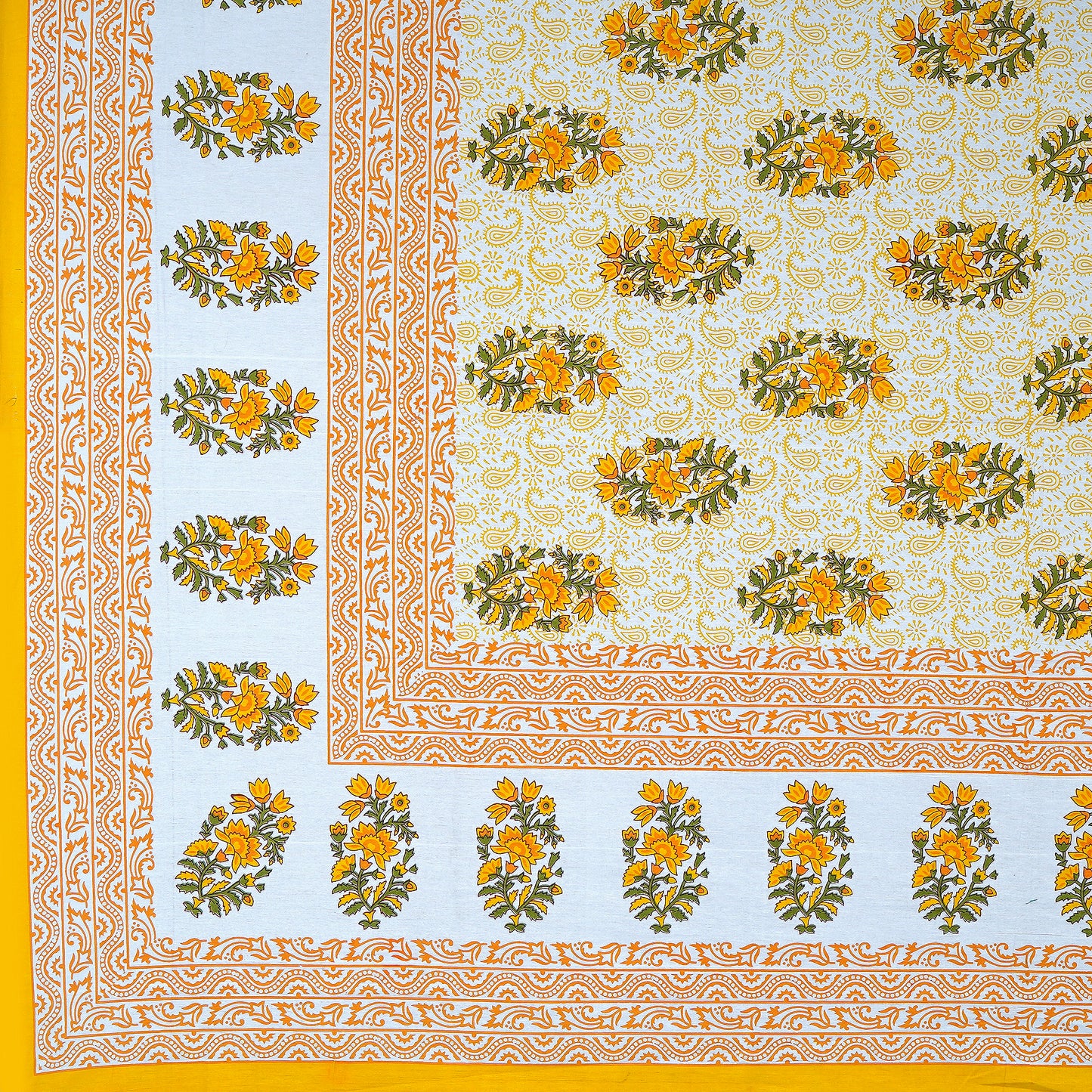 Jaipuri 100% Cotton Double Size Bedsheet ( 280 TC ) JAIPUR PRINTS