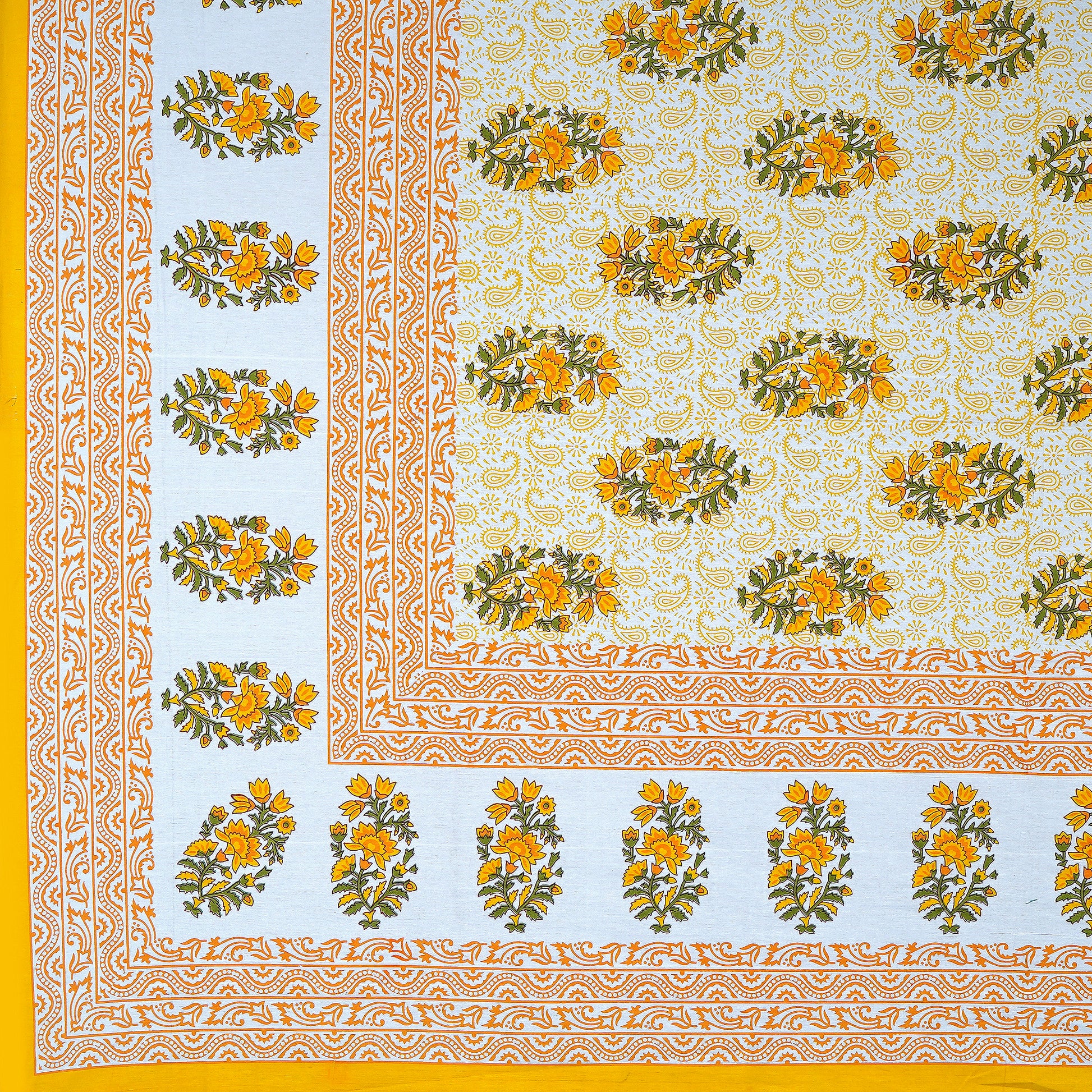 Jaipuri 100% Cotton Double Size Bedsheet ( 280 TC ) JAIPUR PRINTS
