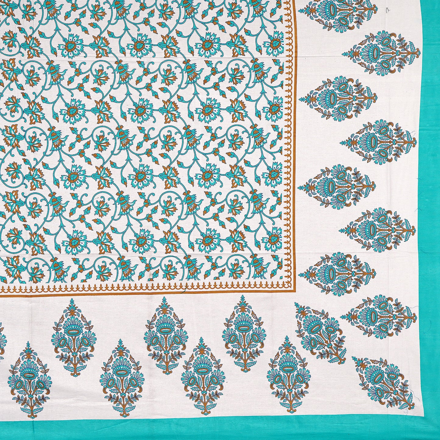 Jaipuri 100% Cotton Double Size Bedsheet with 2 Pillow Covers ( 280 TC ) JAIPUR PRINTS