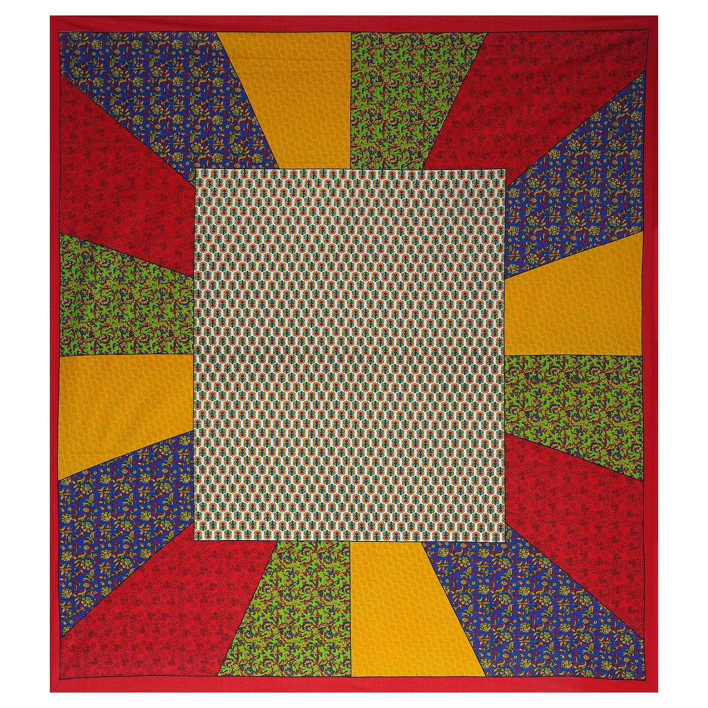 Jaipuri 100% Cotton Jaipuri Double Size Bedsheet ( 280 TC ) JAIPUR PRINTS