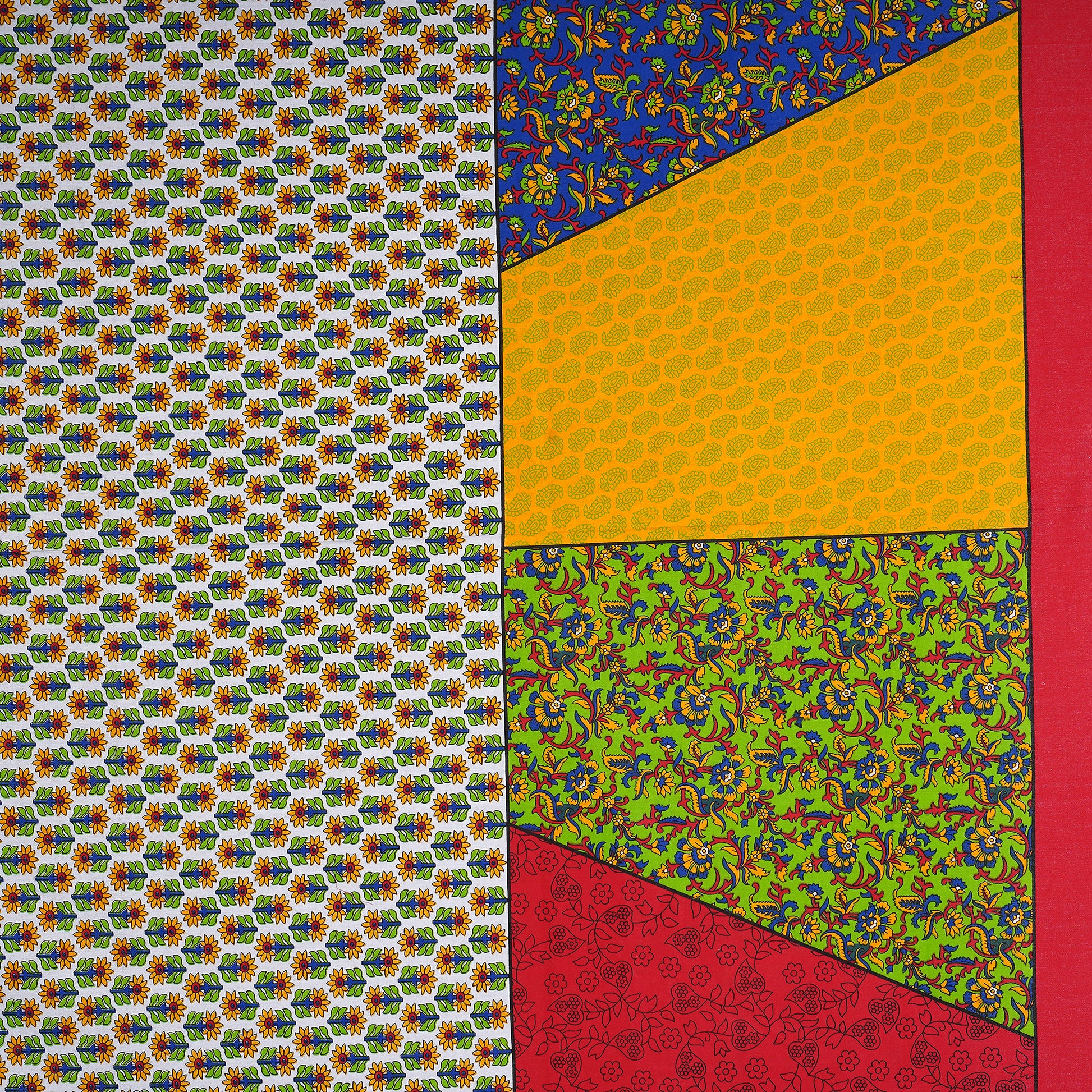 Jaipuri 100% Cotton Jaipuri Double Size Bedsheet ( 280 TC ) JAIPUR PRINTS