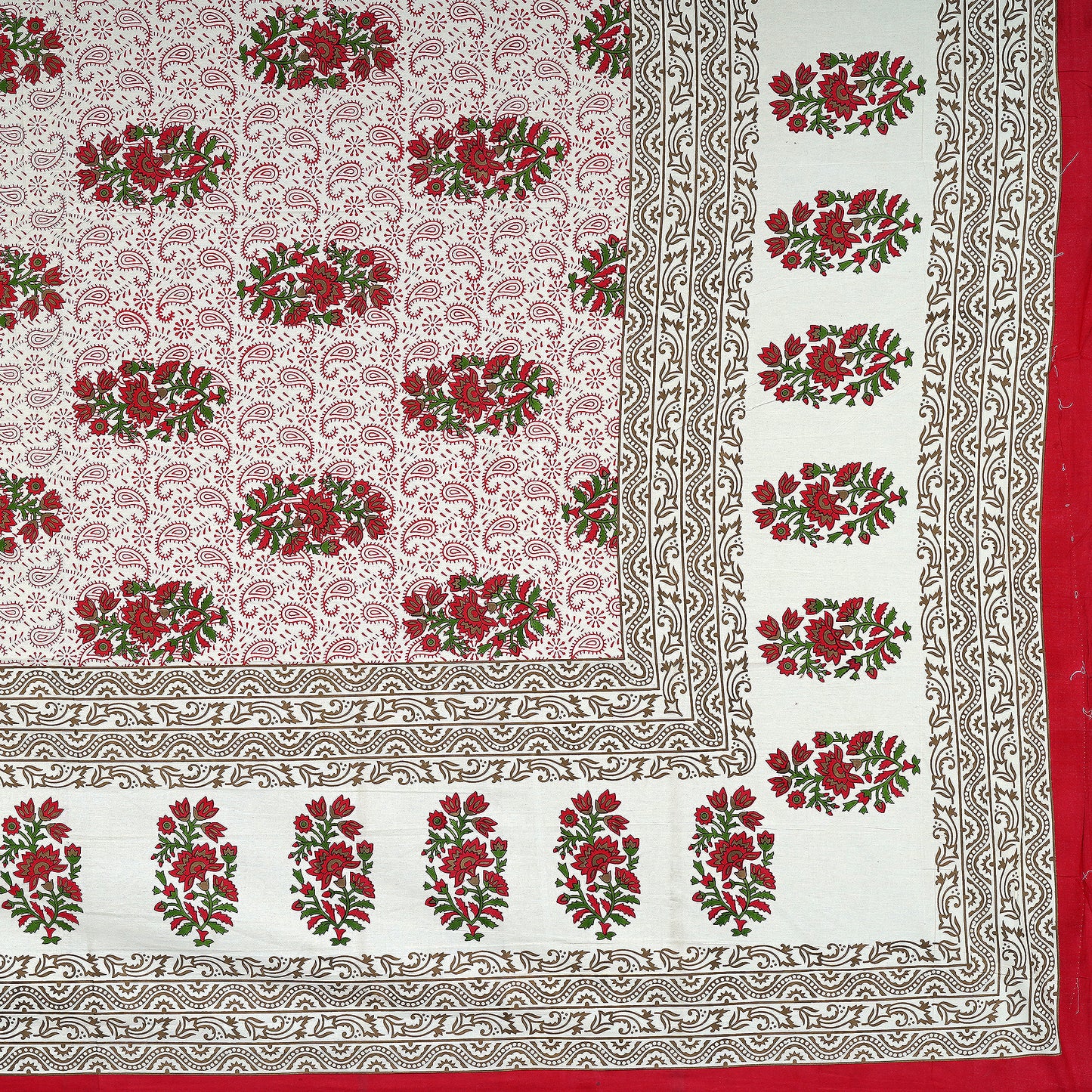 Jaipuri 100% Cotton Double Size Bedsheet ( 280 TC ) JAIPUR PRINTS